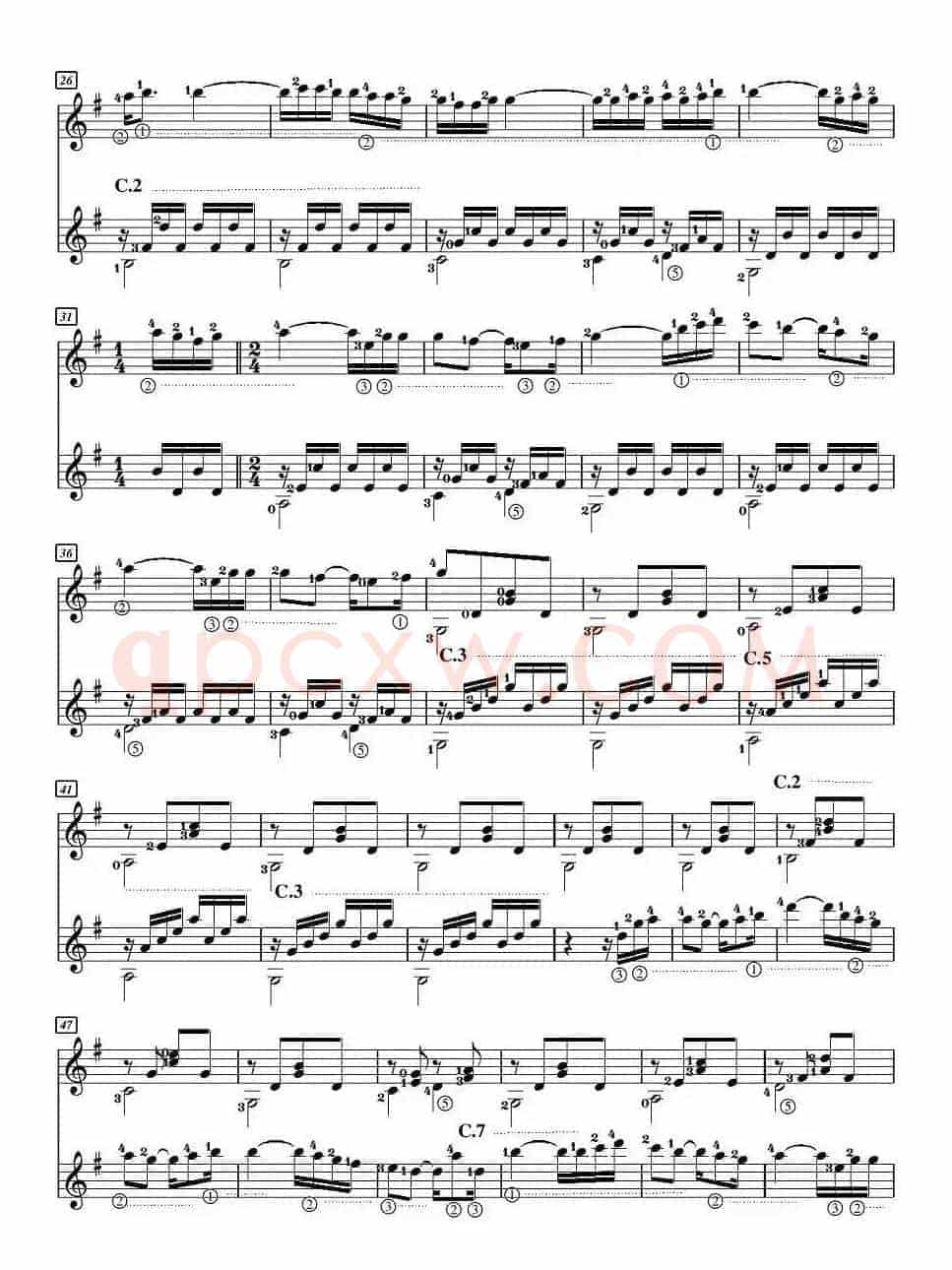 TRISTE COEUR（午后的旅程 [吉他二重奏]）