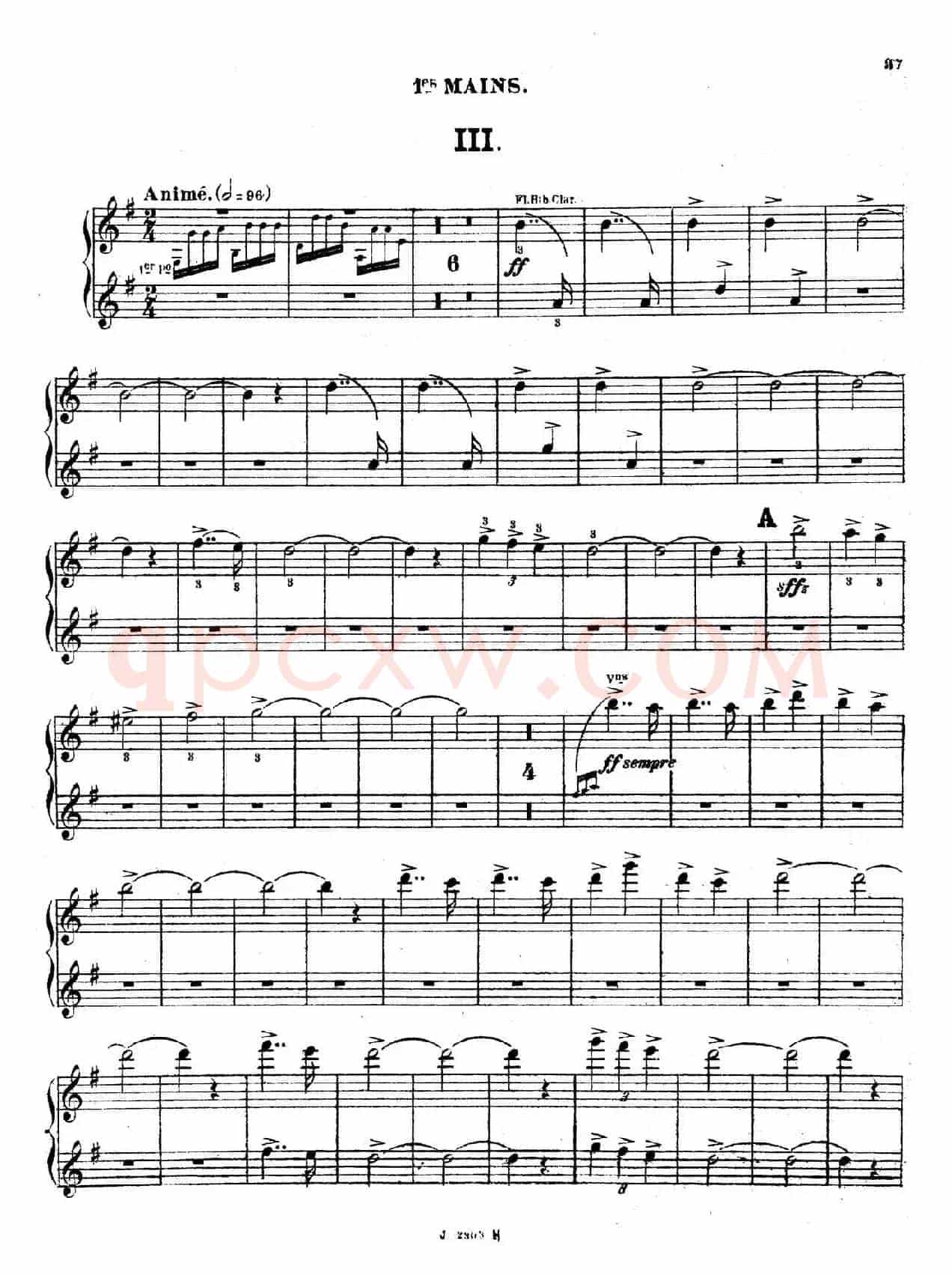 Symphony on a French Mountain Air Op.25(法国山歌交响曲·双钢琴·Ⅲ)