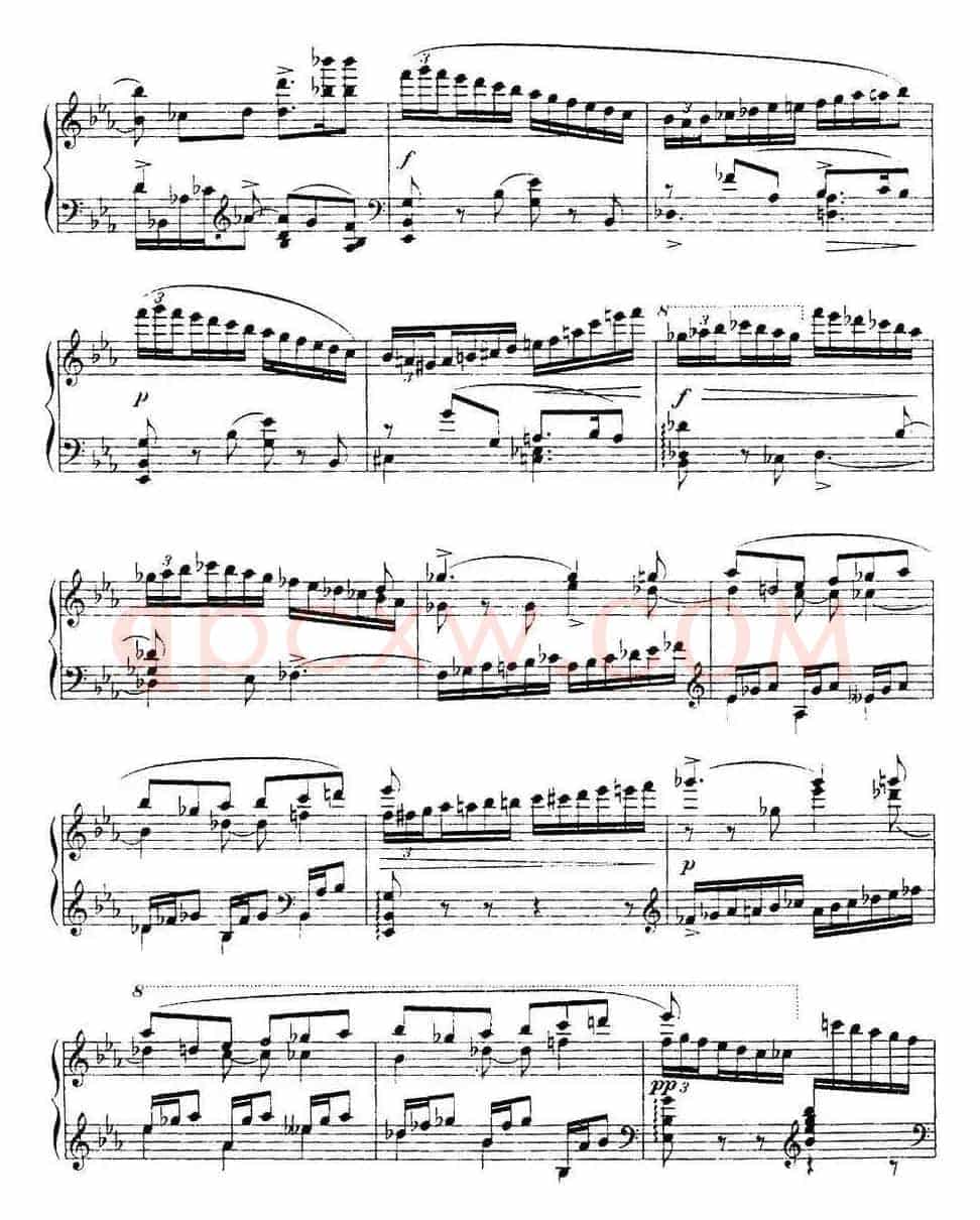 福雷13首船歌：Barcarolle No·6 in E-flat, Op·70
