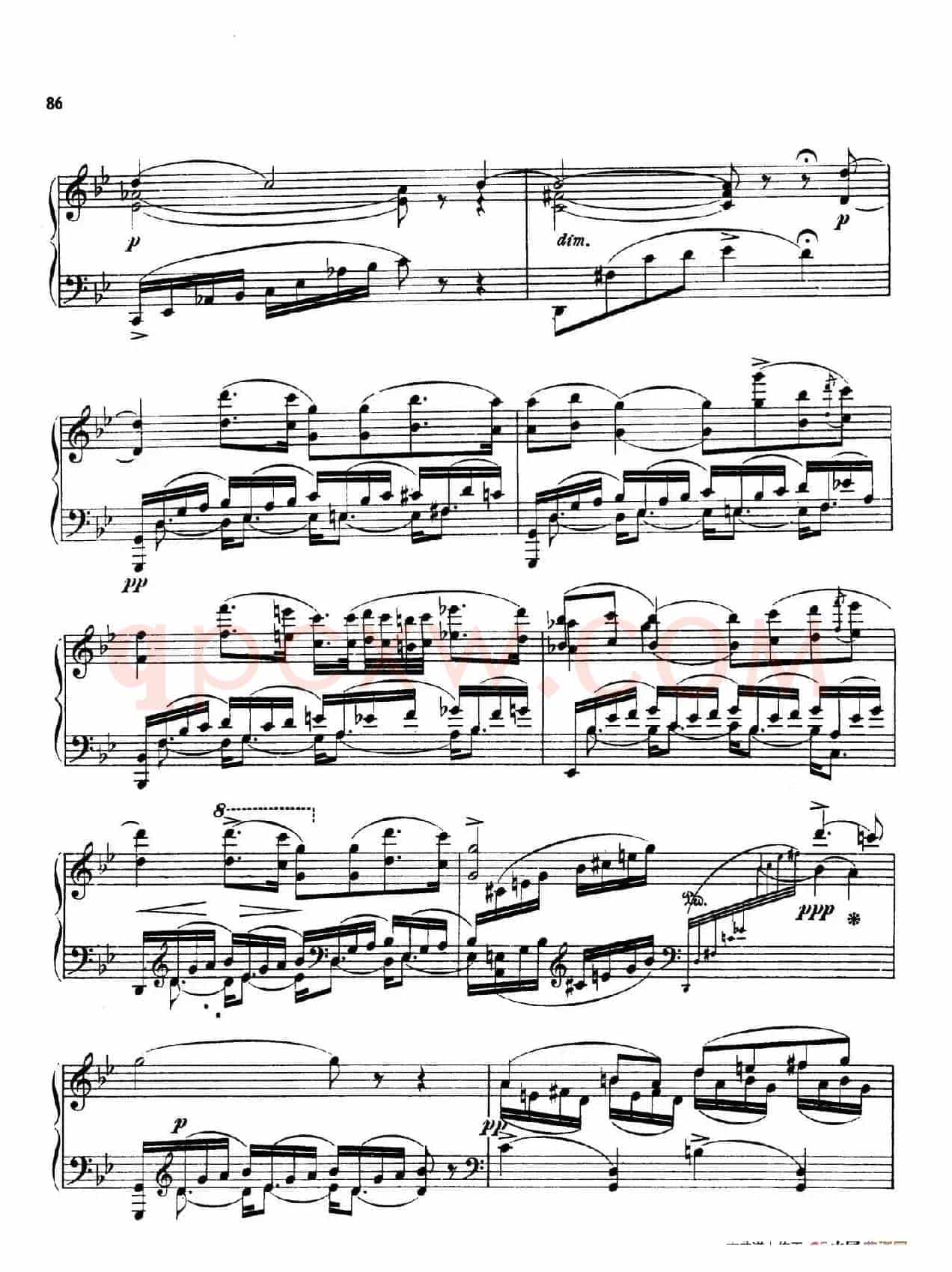 24 Characteristic Pieces Op.36(24首性格小品·16)