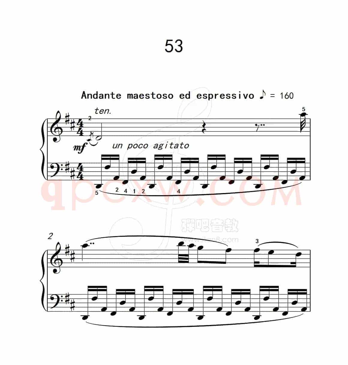 练习曲 53（克拉莫钢琴练习曲60首）