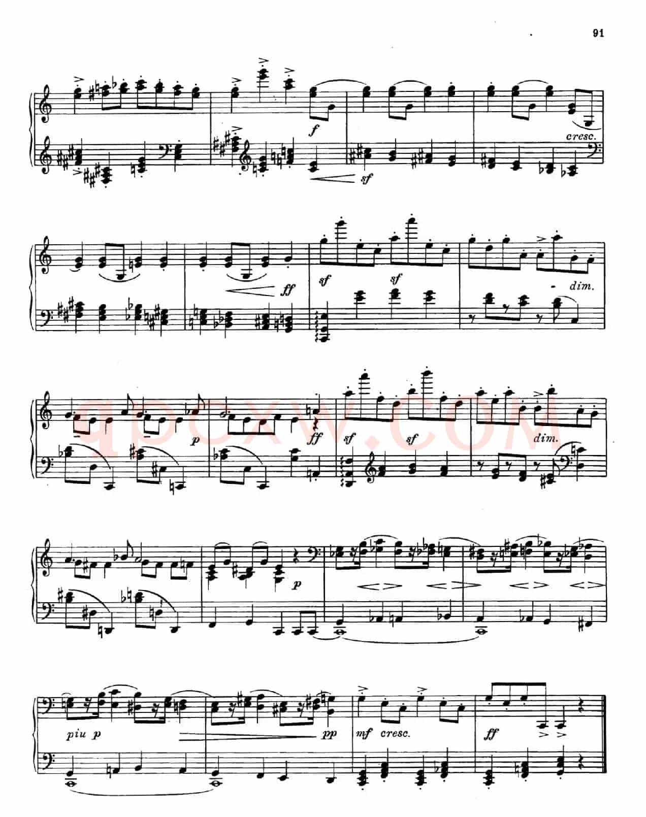 Prokofiev - Ten Pieces Op.12(普罗科菲耶夫-10首小品·3)