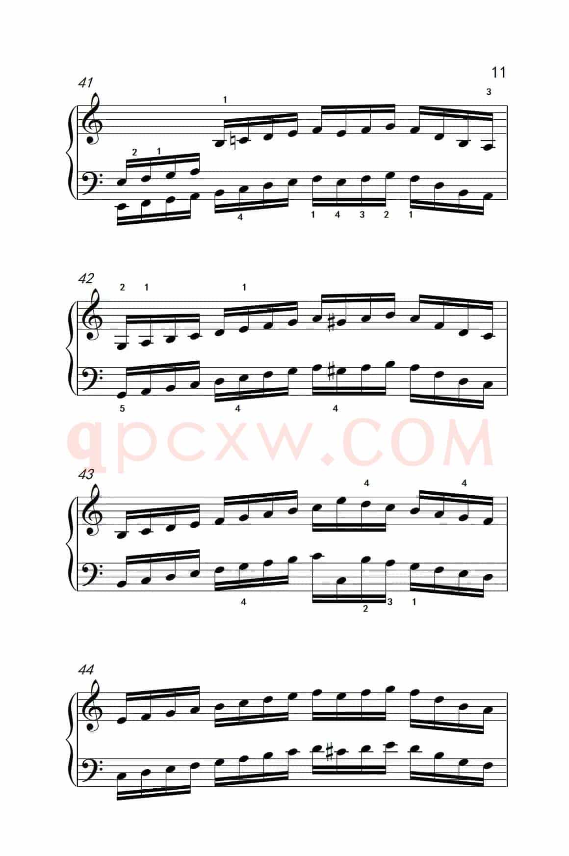 莫什科夫斯基 钢琴练习曲（第五首）