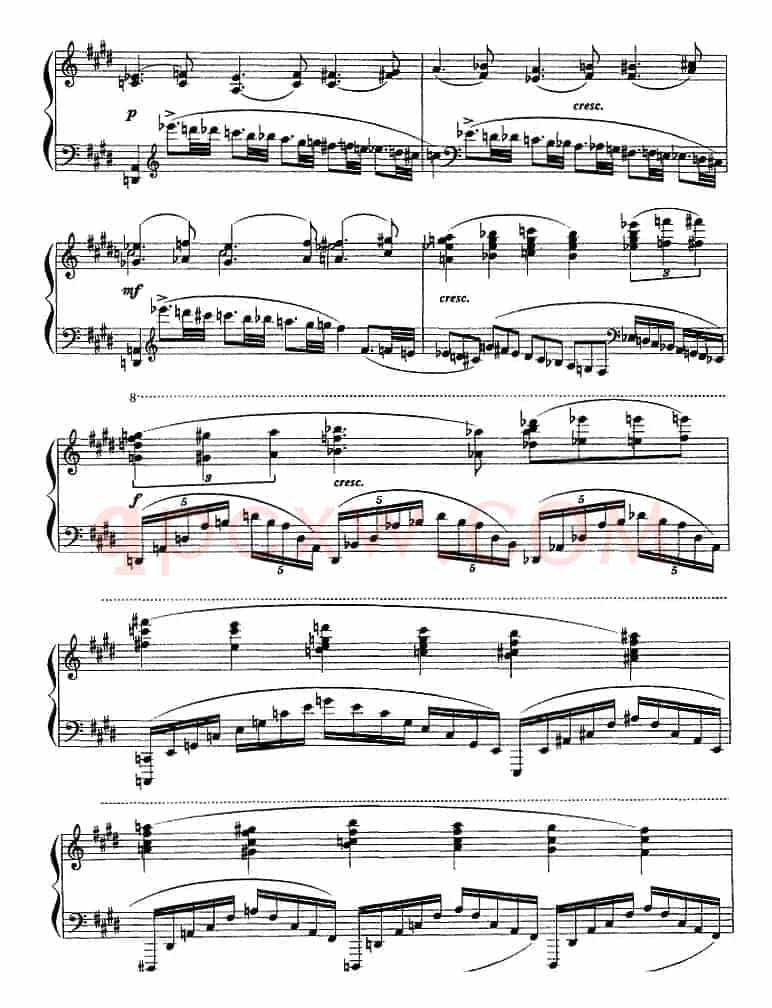 现代钢琴曲：3、白孔雀