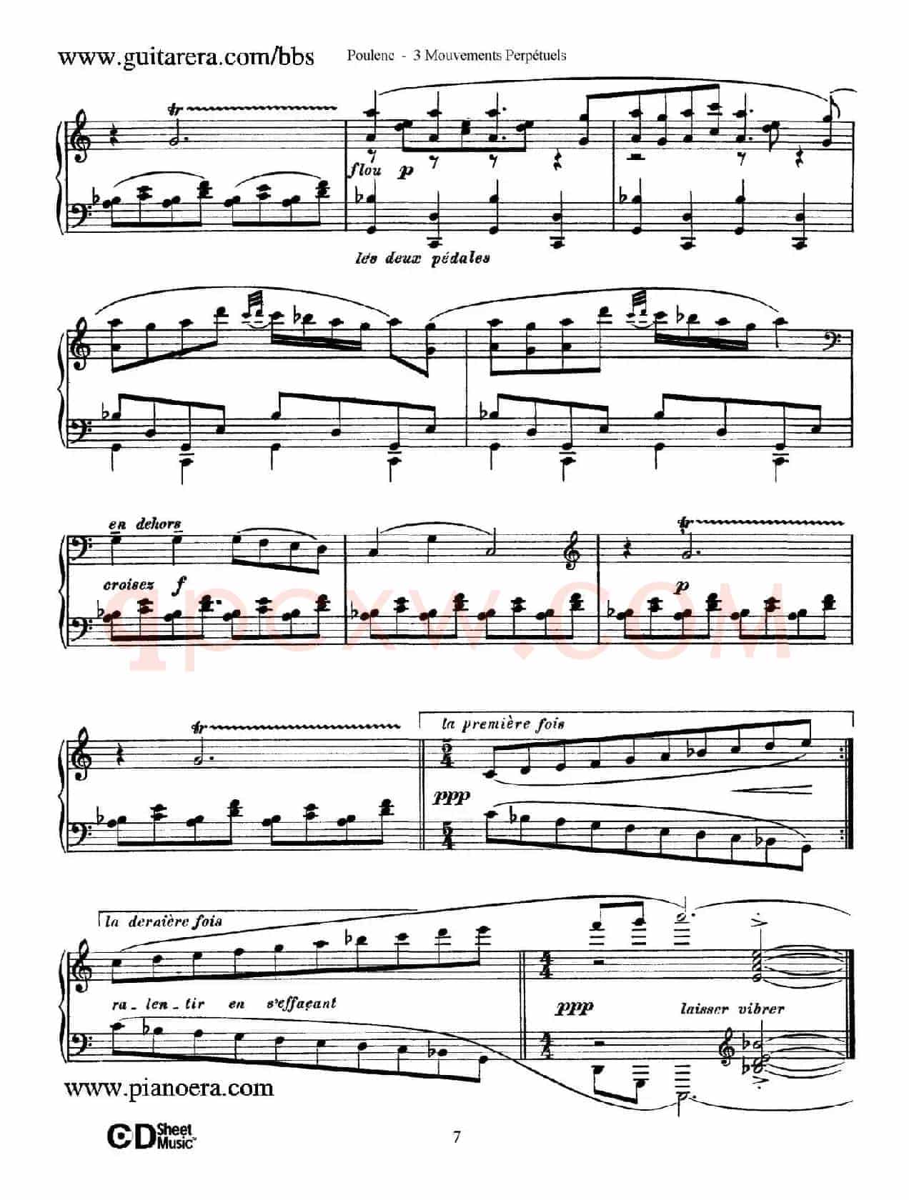 Trois Mouvements Perpetuel(3首无穷动·3)