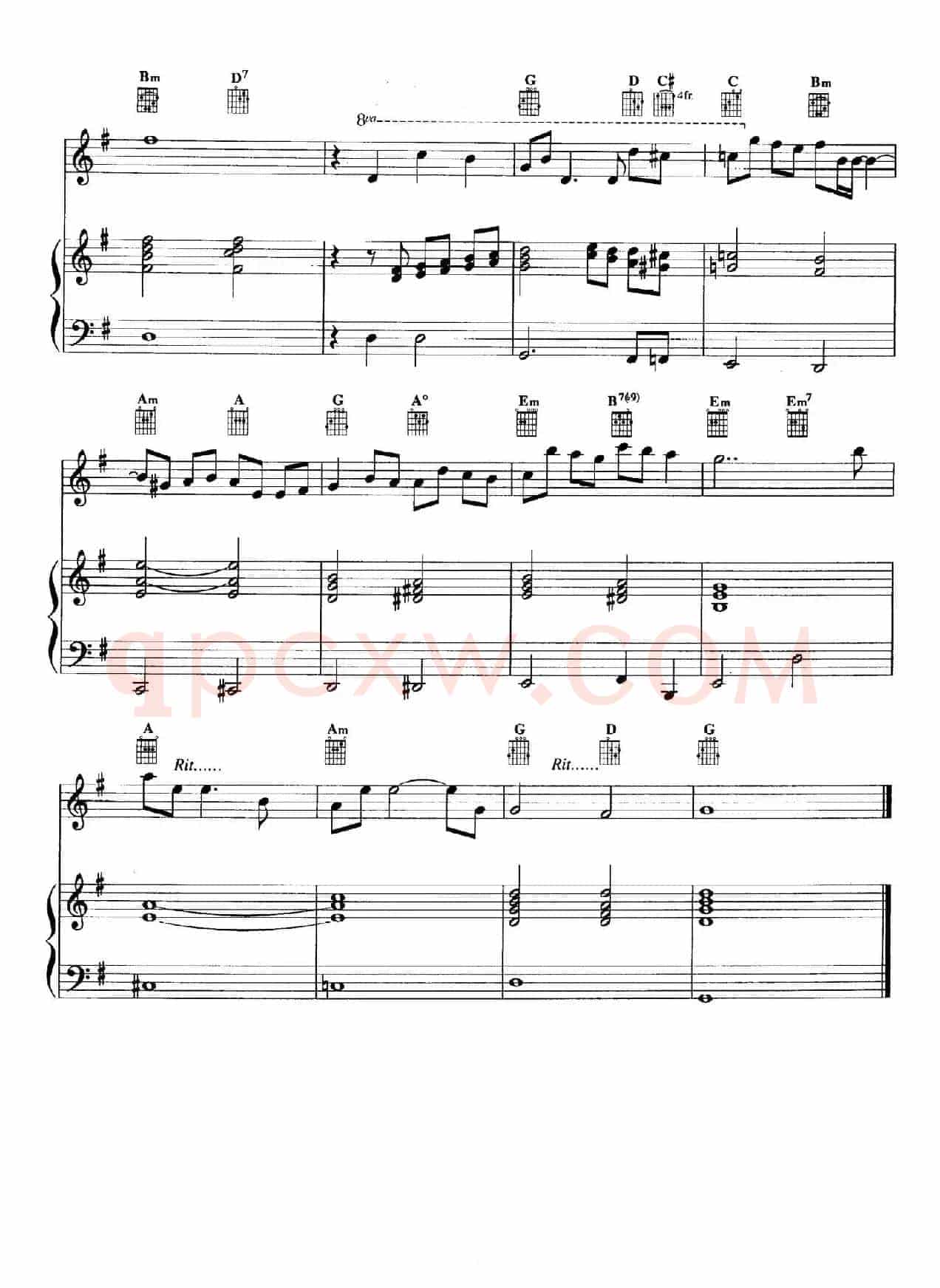 电影配乐大师莫瑞康最佳20首钢琴谱（Best of Ennio Morricone·15）