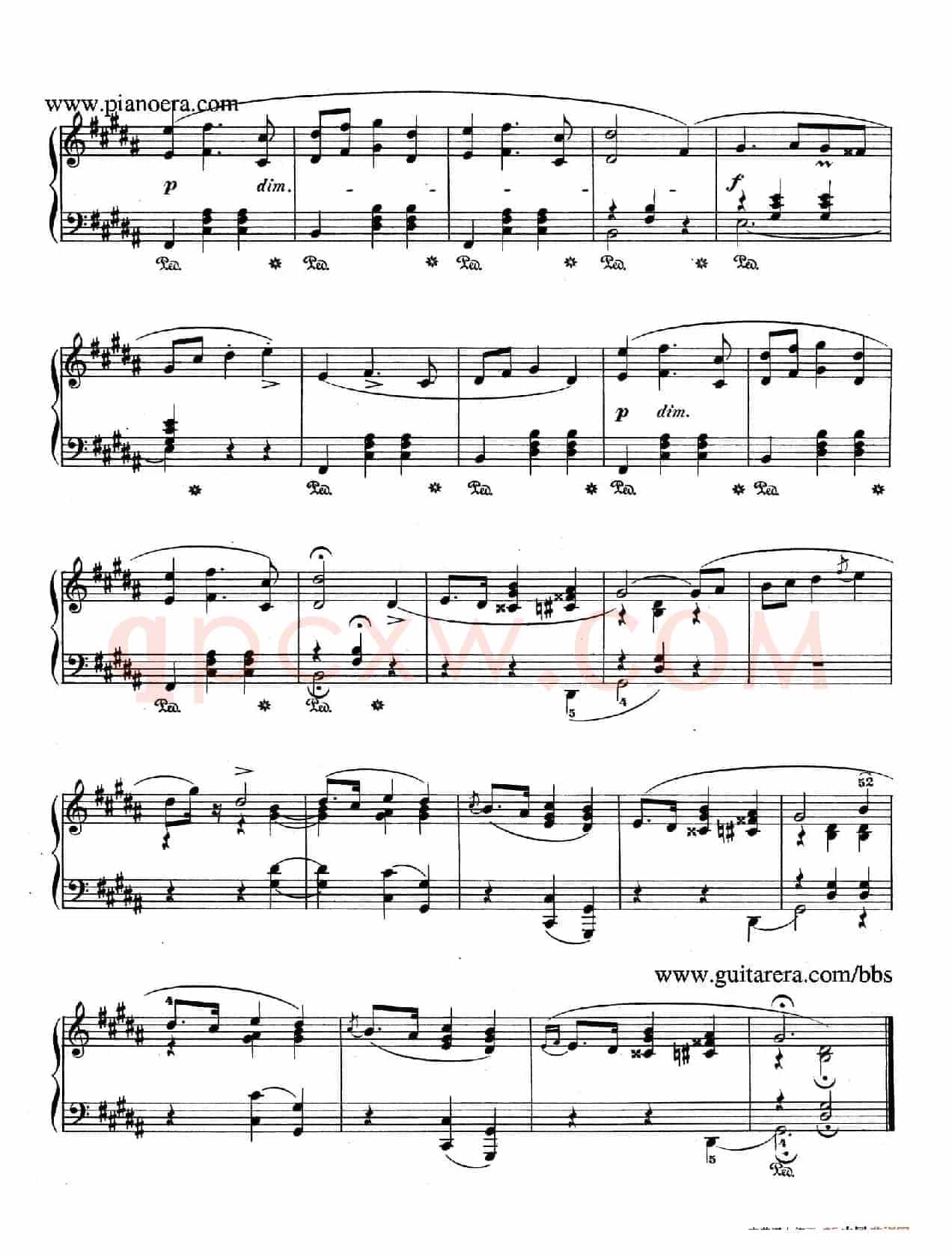 Quatre Mazurkas Op.33（4首玛祖卡舞曲·1）