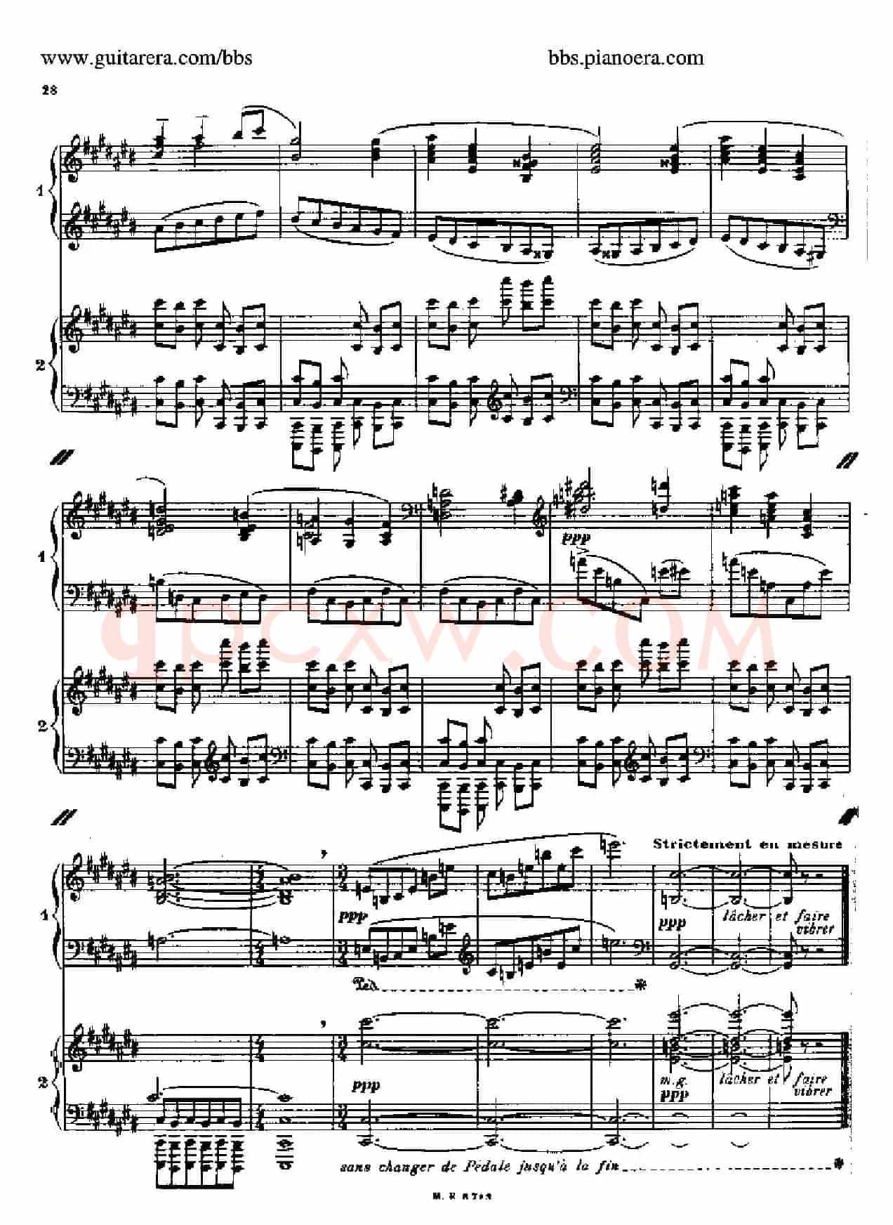 Sonata for Two Pianos(双钢琴奏鸣曲)