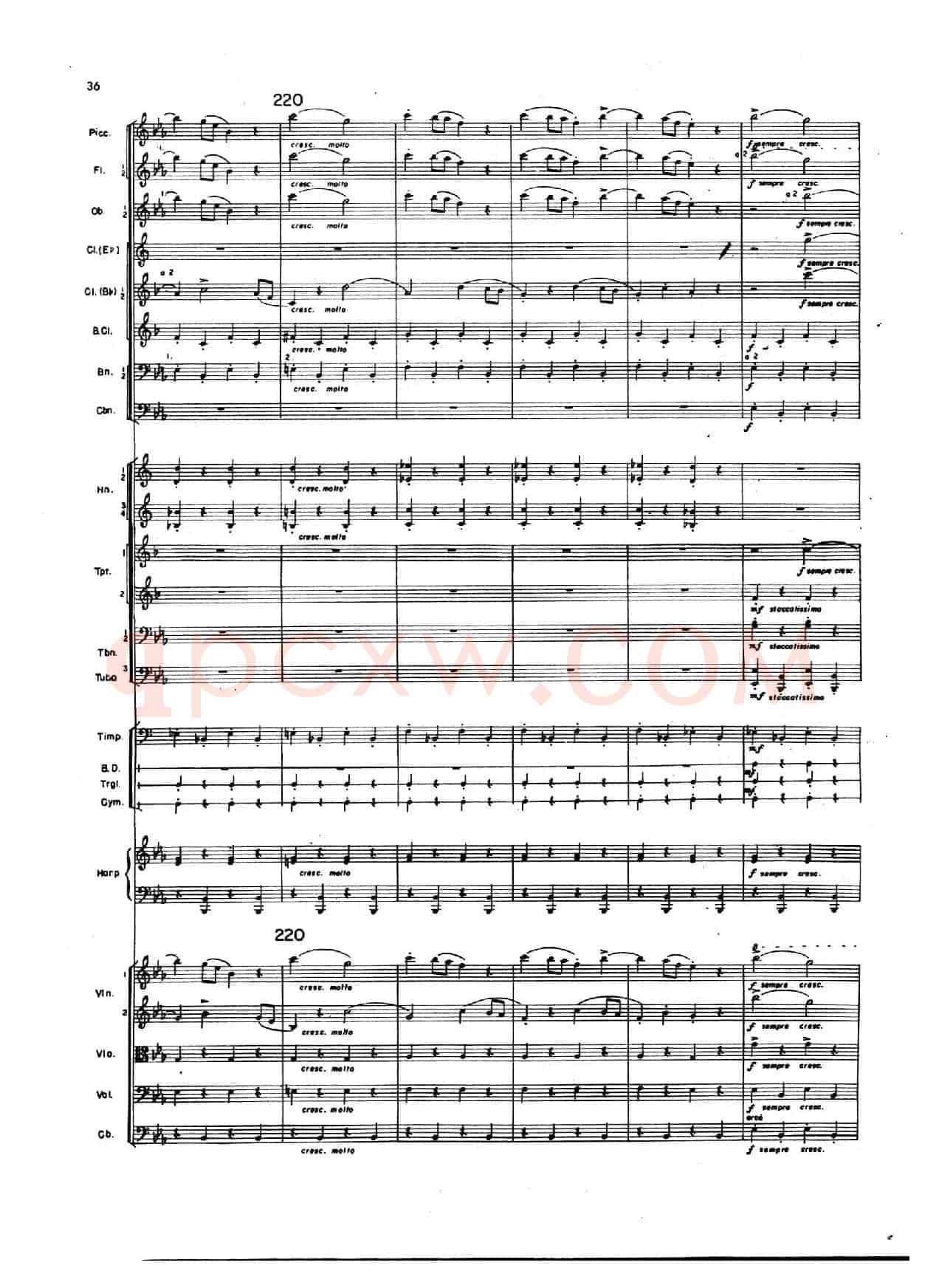 OVERTURE TO CANDIDE(《坎迪德》序曲)(交响乐总谱)
