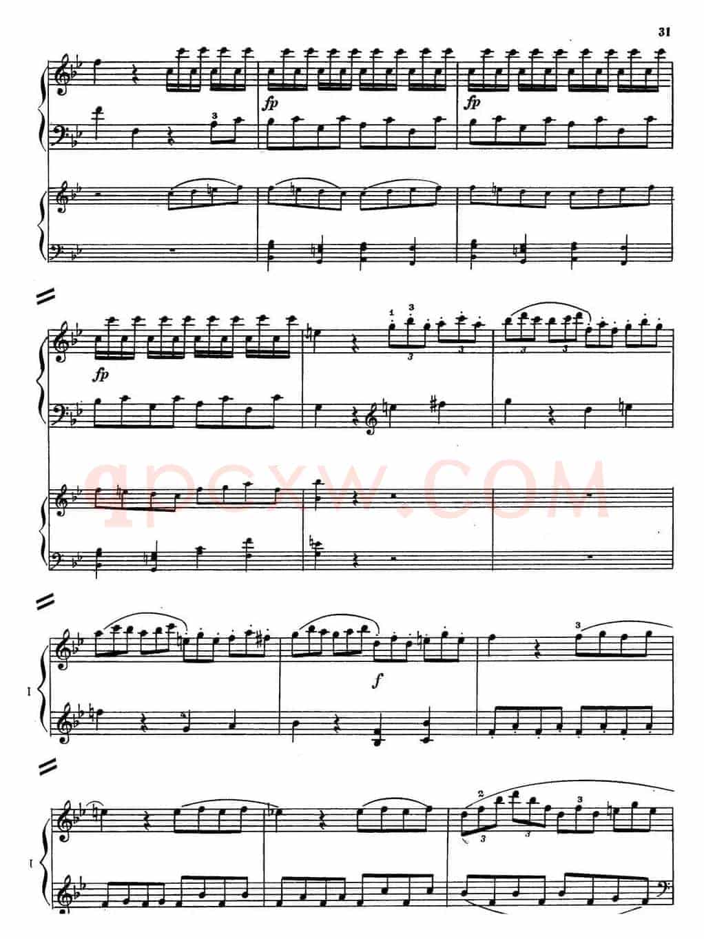 二十八部钢琴协奏曲 No.6（P31-47）