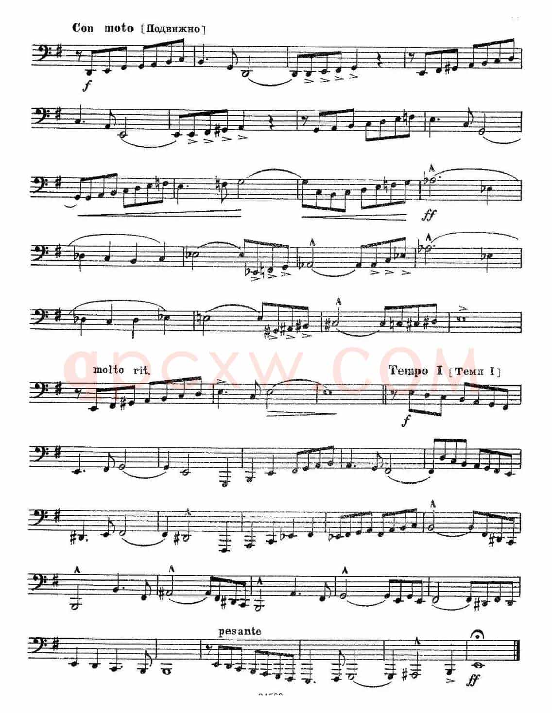 瓦西里耶夫24首大号练习曲集（13—18）