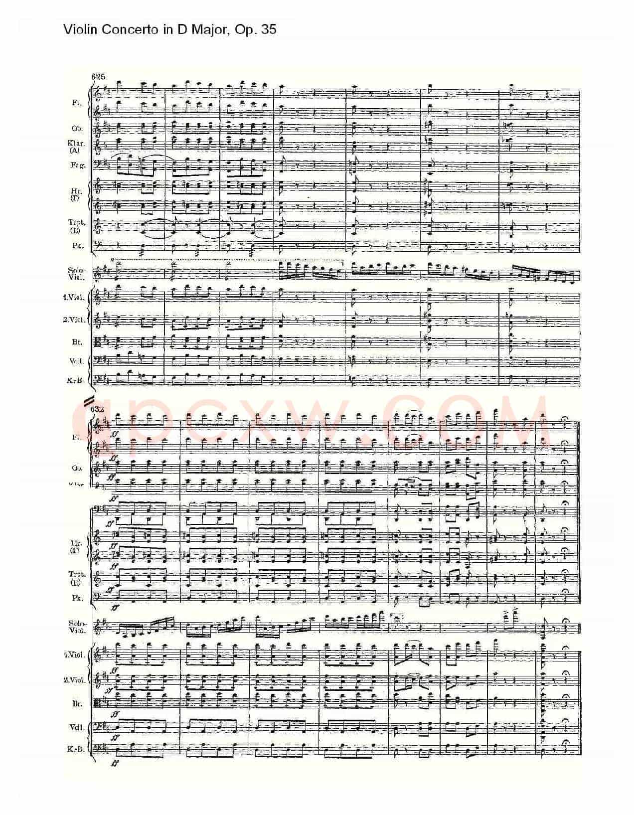 D大调小提琴协奏曲, Op.35第三乐章（二）
