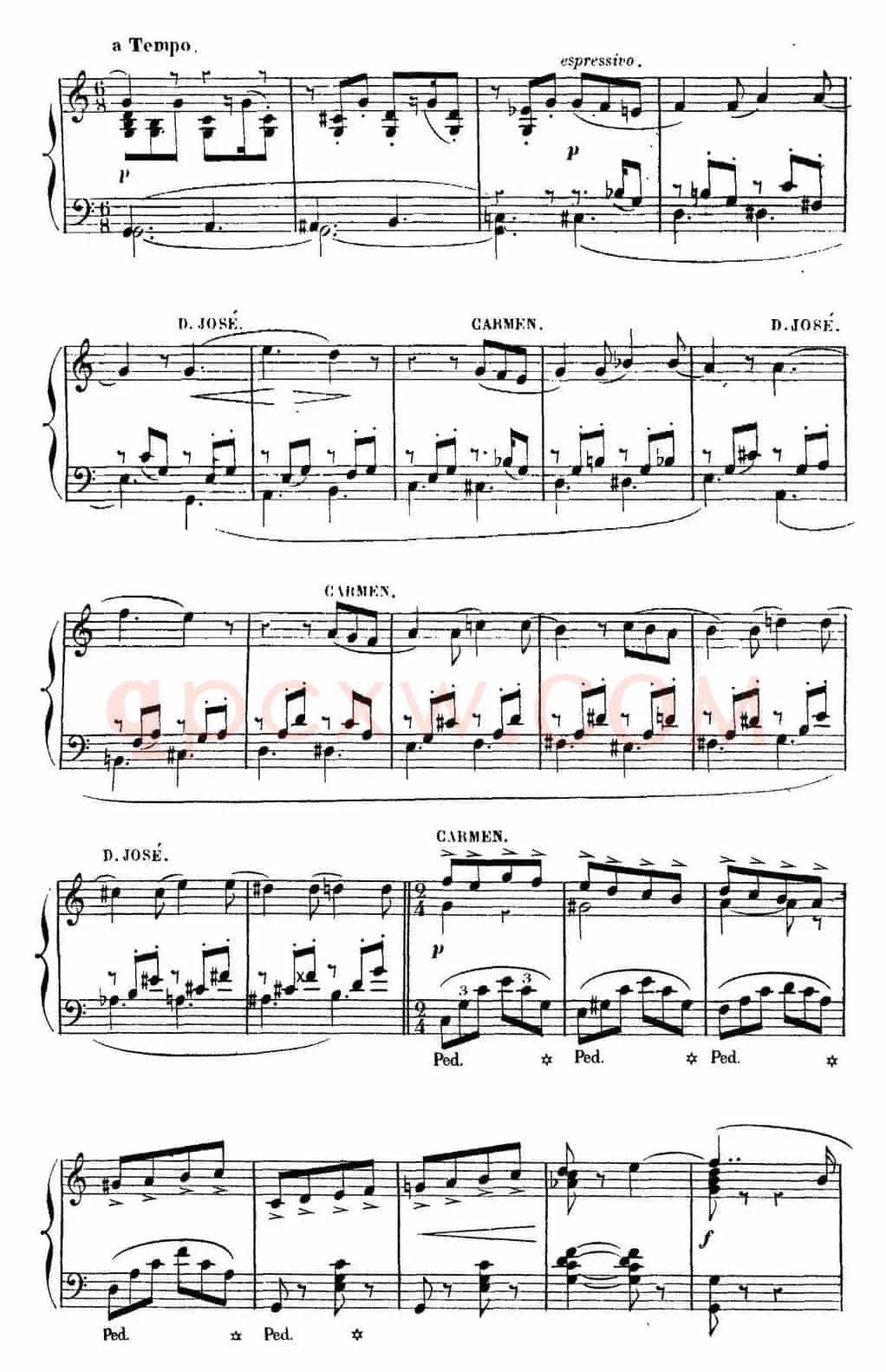 Carmen for Solo Piano（卡门全剧钢琴独奏版）（No.16）