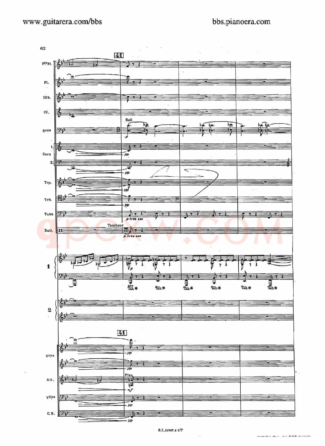 Concerto for 2 Pianos in d Minor(d小调双钢琴协奏曲·总谱)