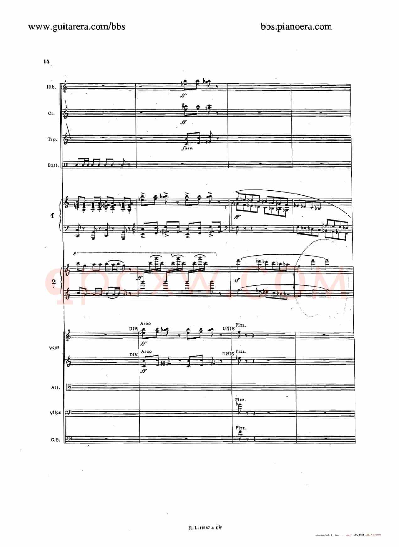 Concerto for 2 Pianos in d Minor(d小调双钢琴协奏曲·总谱)