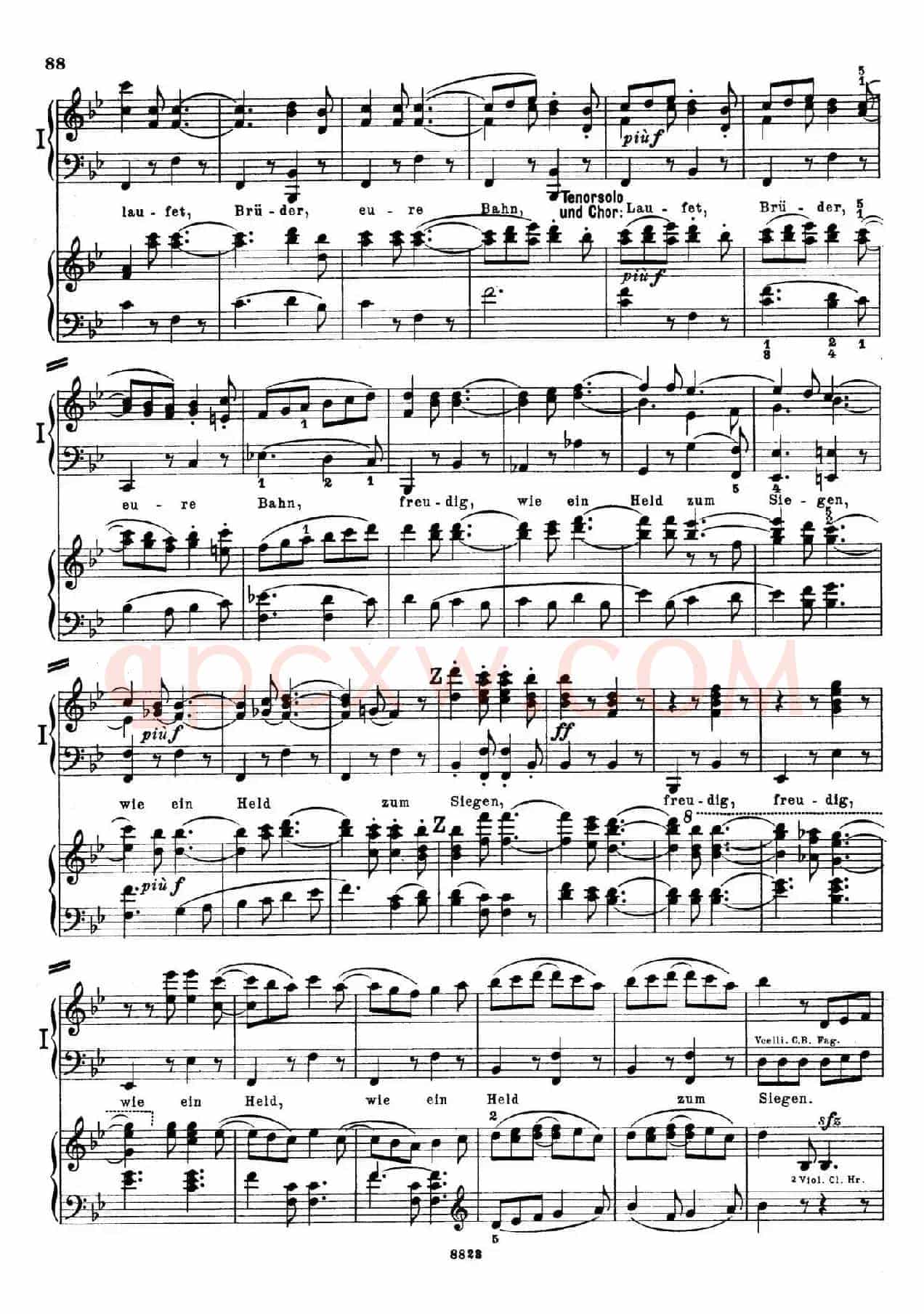 d小调第九交响曲 Op.125（双钢琴P83——92）