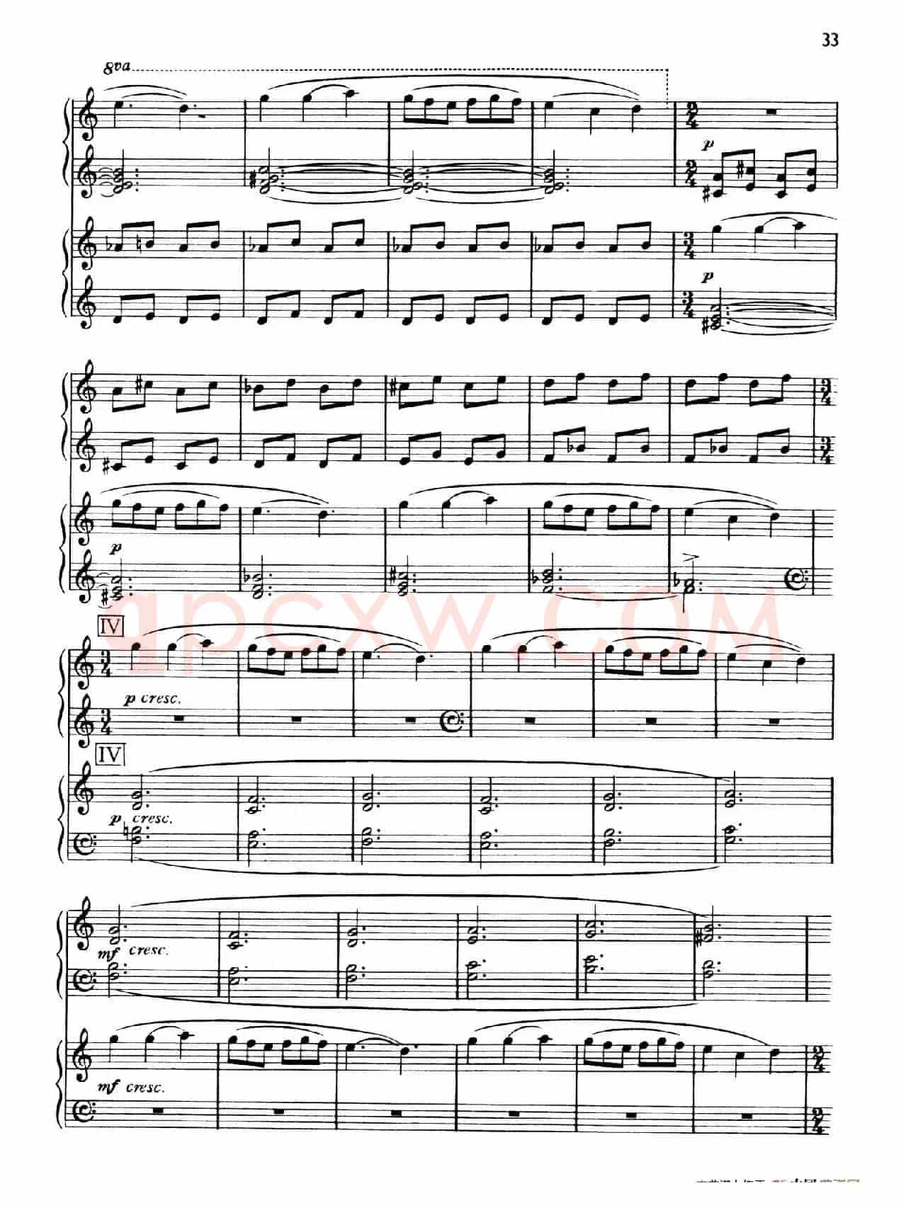 The Planets Op.32(双钢琴)(行星·第三乐章 水星—飞行使者)
