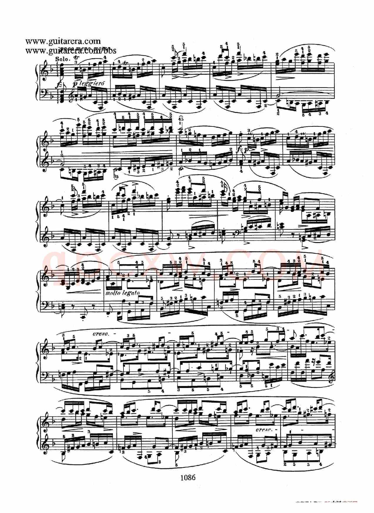 Krakowiak Grand Rondo de Concert Op.14 (克拉科维克音乐会用大回旋曲·钢琴独奏版)