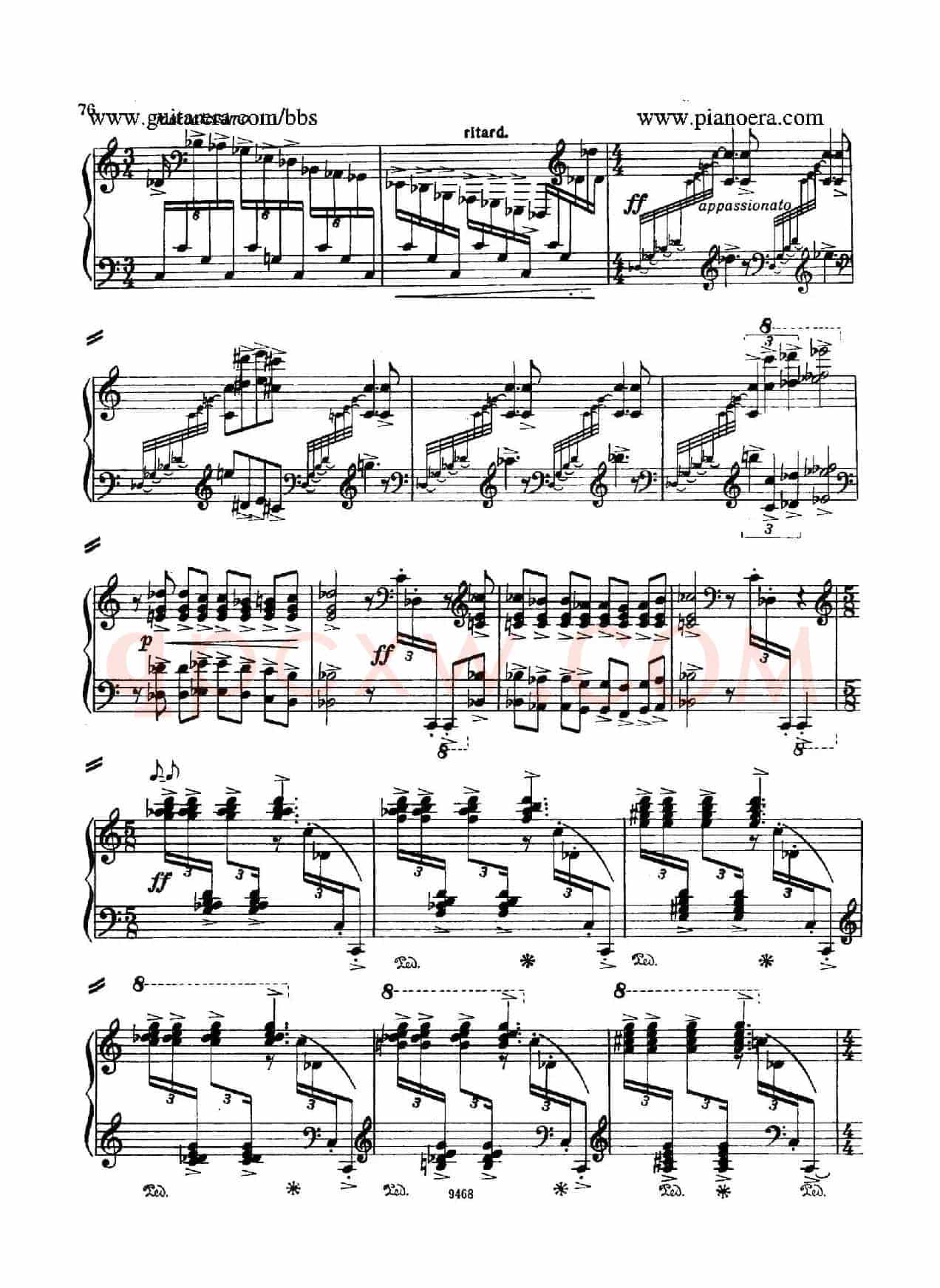 Piano Concerto in D-flat Major Op.37(降D大调钢琴协奏曲·Ⅲ·双钢琴)