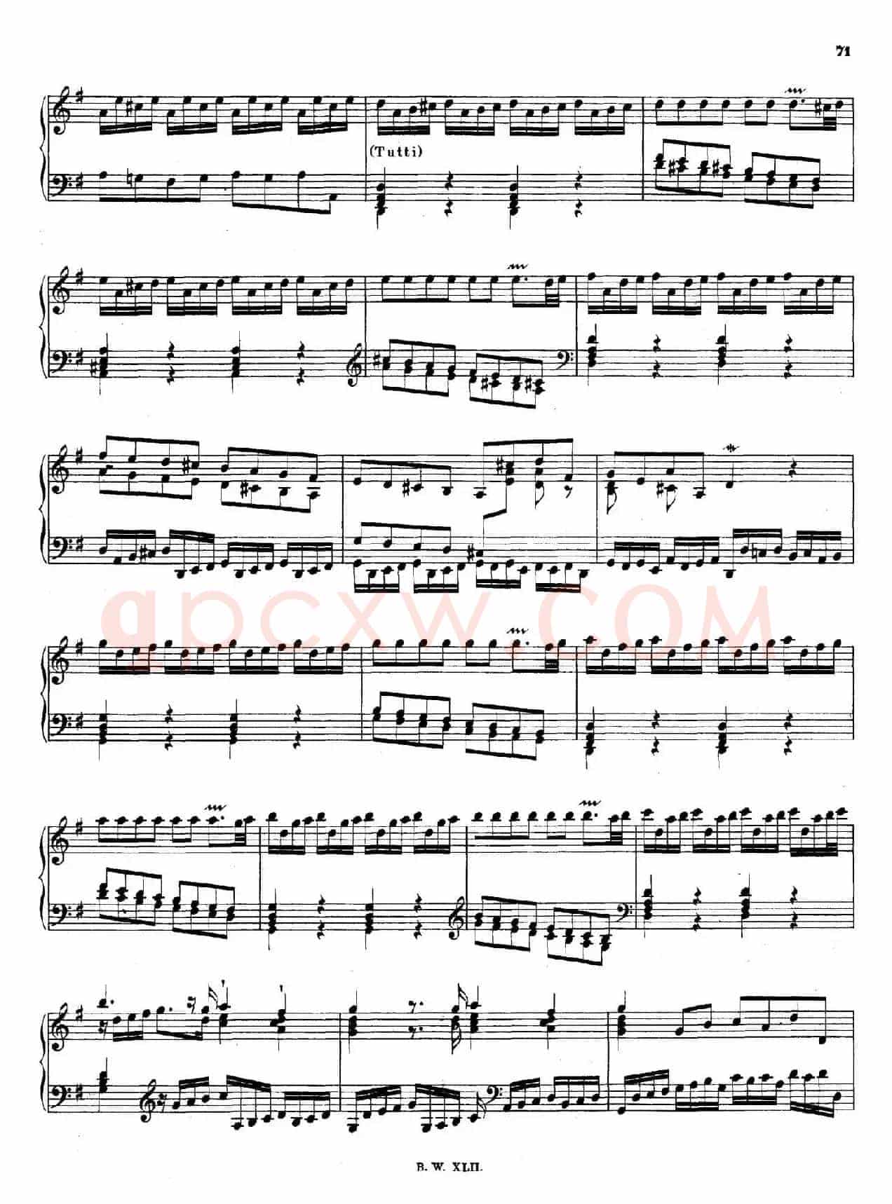 16 Concertos BWV 972-987(十六首为独奏古钢琴而作的协奏曲)(P11——20)