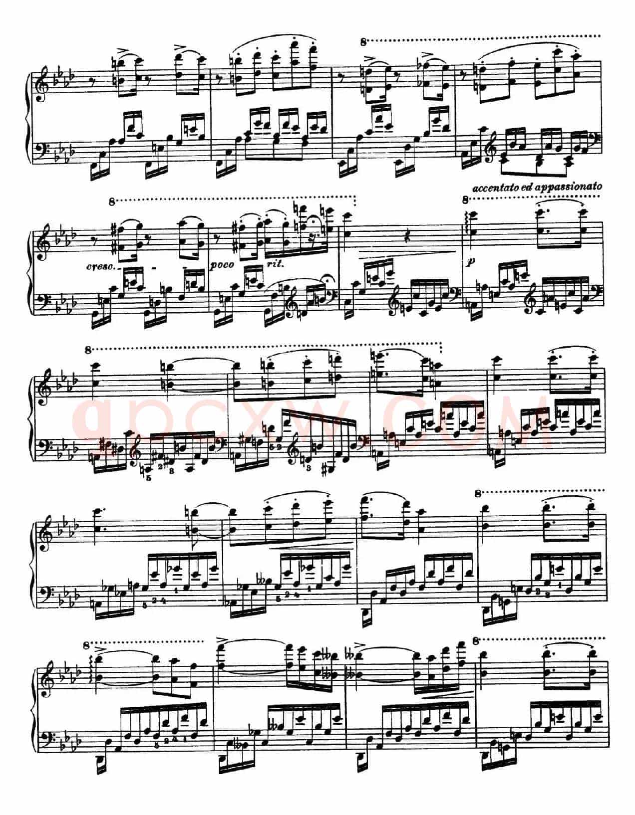 12 Etudes d'execution Transcendante S.139(12首超技练习曲·10)