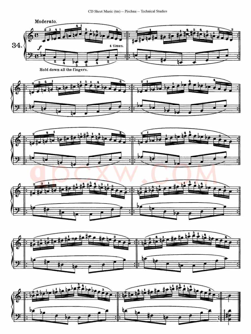 Technical Studies 60 Progressive Exercises (60首钢琴循序渐进练习曲 P41——50)