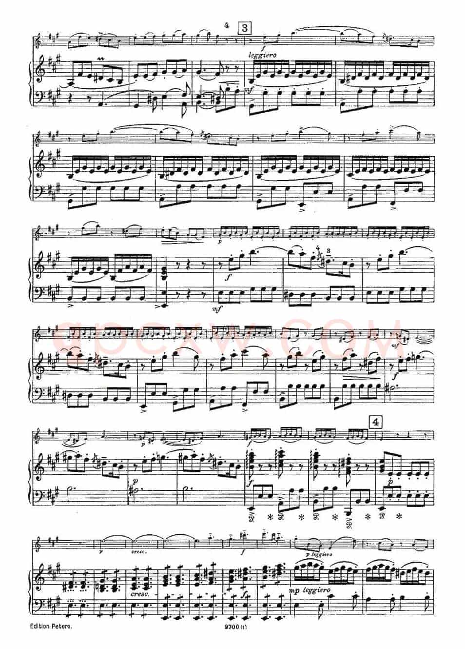 Mozart - Violin Sonata No.1, KV. 305（第一小提琴奏鸣曲）