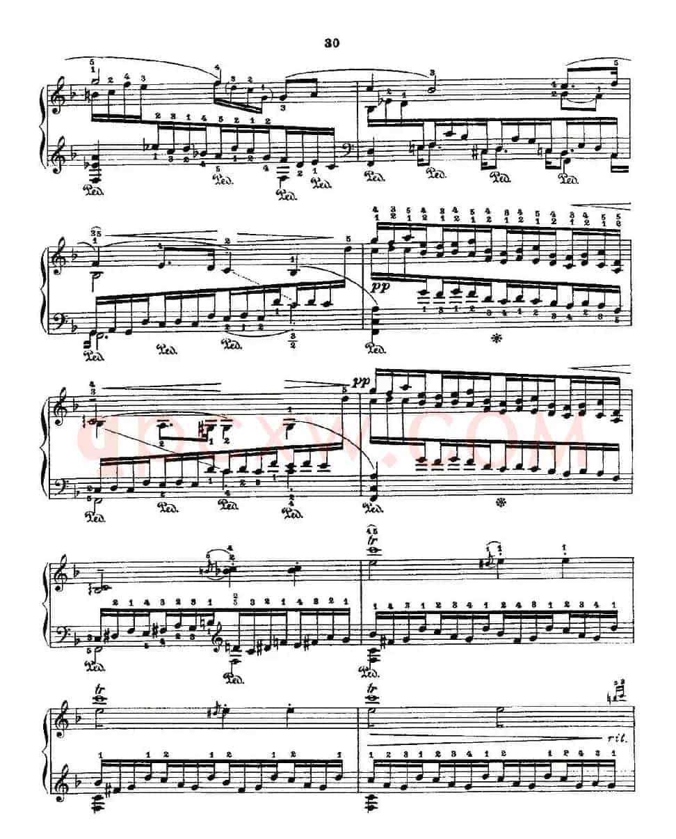 肖邦《练习曲》Fr.Chopin Op.10 No8-1