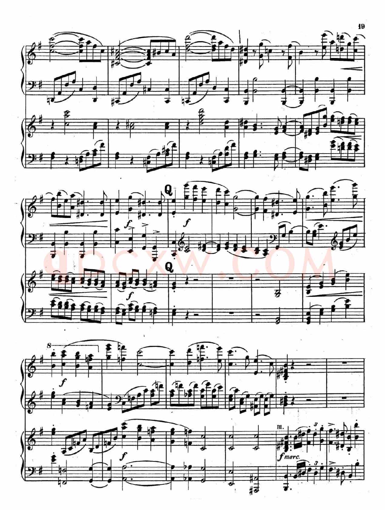 Symphony No.4 in e Minor Op.98(e小调第四交响曲·双钢琴)