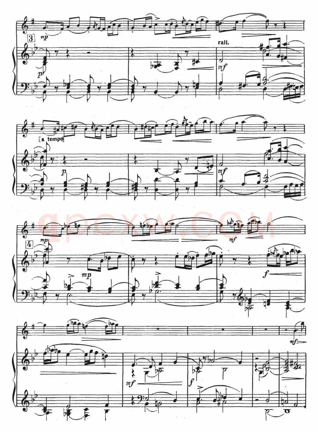 Glazunov Op.109（格拉组诺夫协奏曲Op.109）（萨克斯+钢琴伴奏）