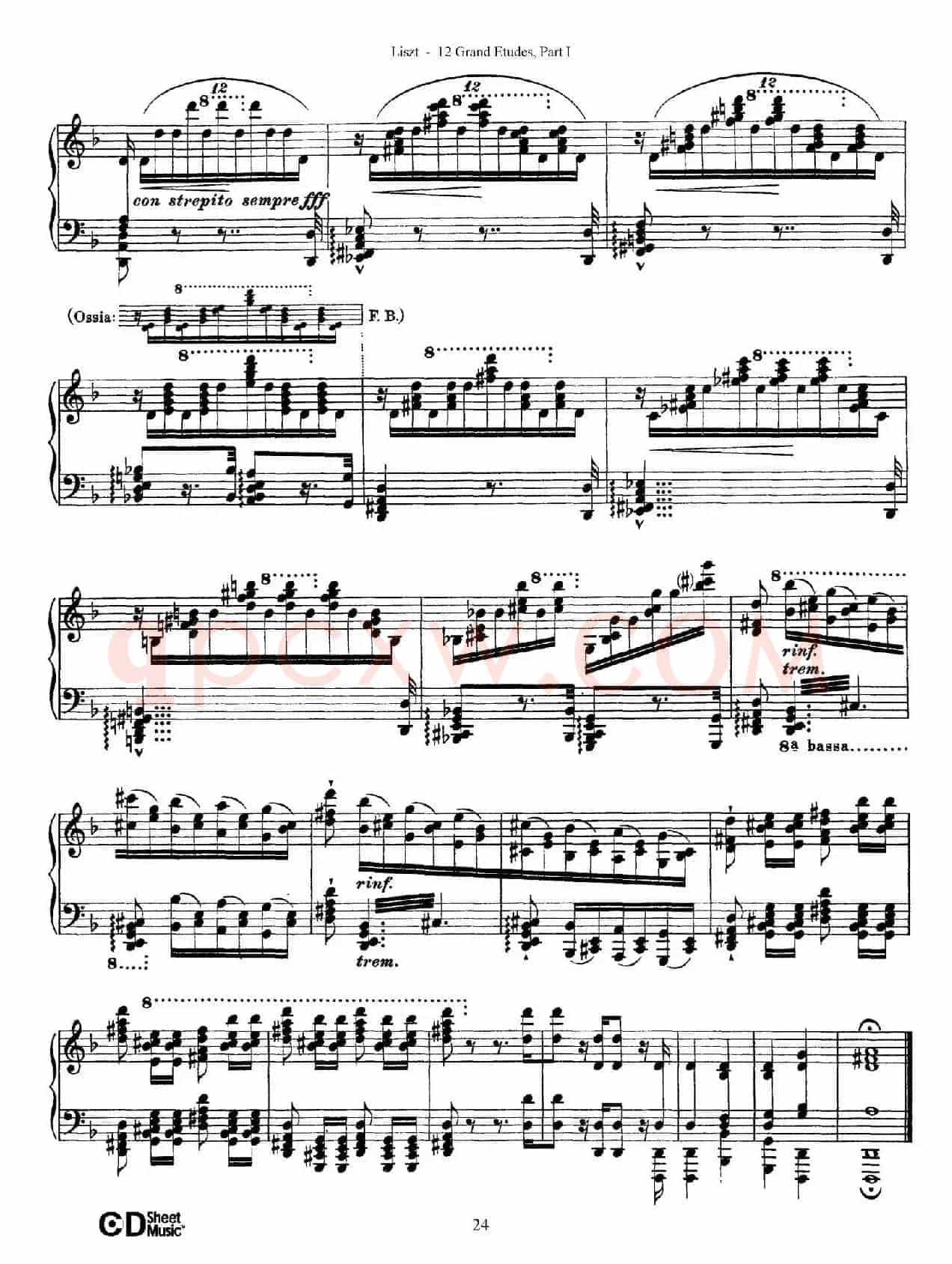 12 Grand Etudes S.137（12首华丽的练习曲·4）