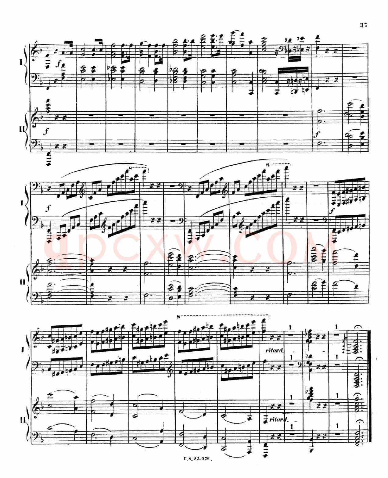 Piano Concerto No.2 in F Major Op.35(F大调第二钢琴协奏曲·Ⅰ·双钢琴)