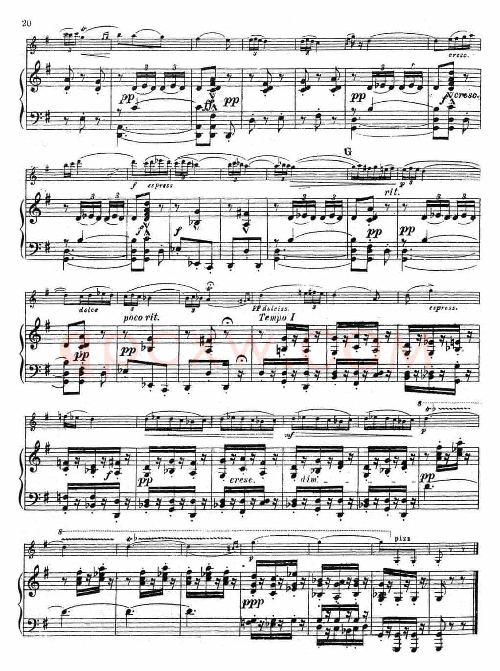 Symphonie Espagnole Op.21，No.2（西班牙交响曲）（小提琴+钢琴伴奏）