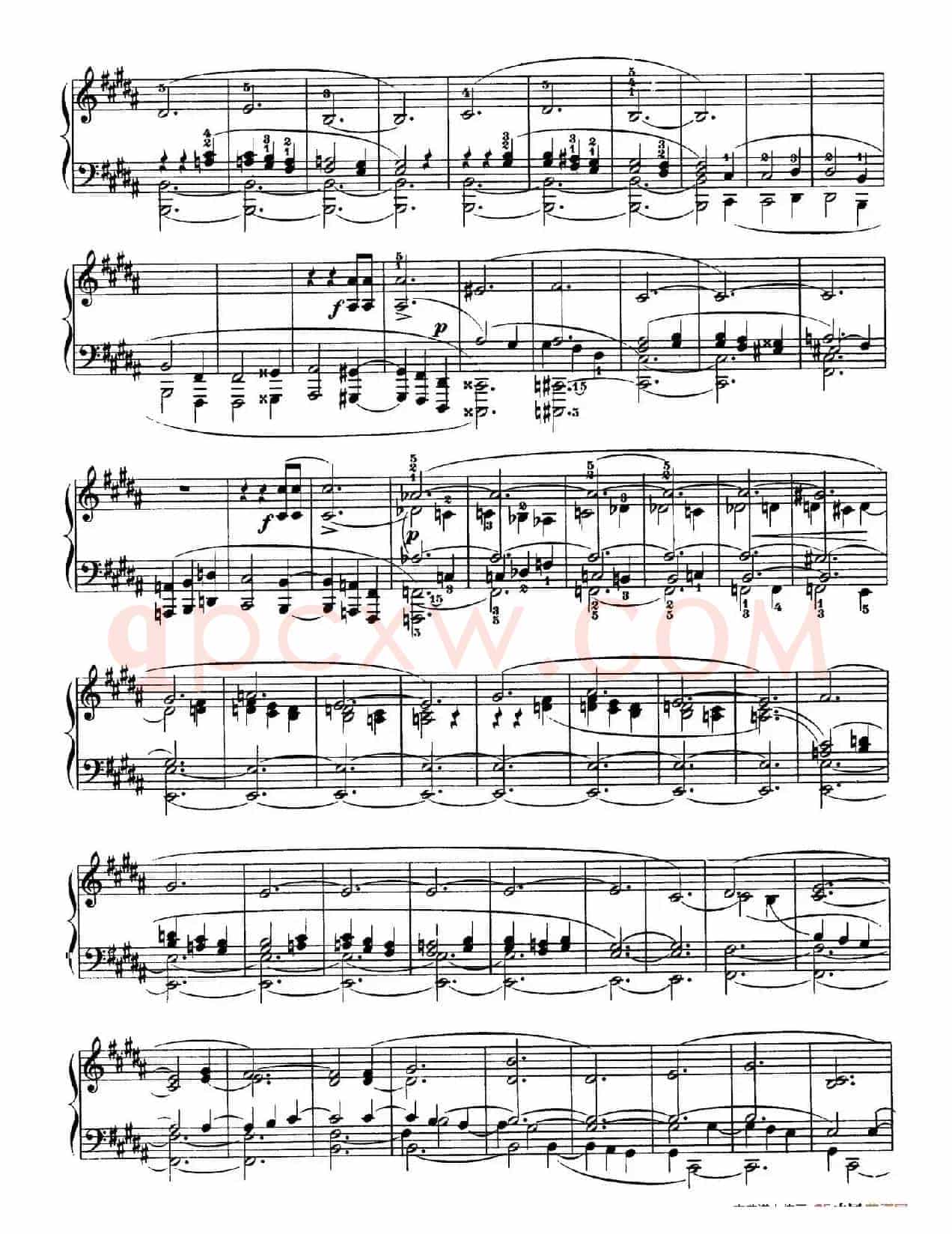 Piano Sonata No.3 in b Minor Op.58(b小调第三钢琴奏鸣曲·第二乐章)