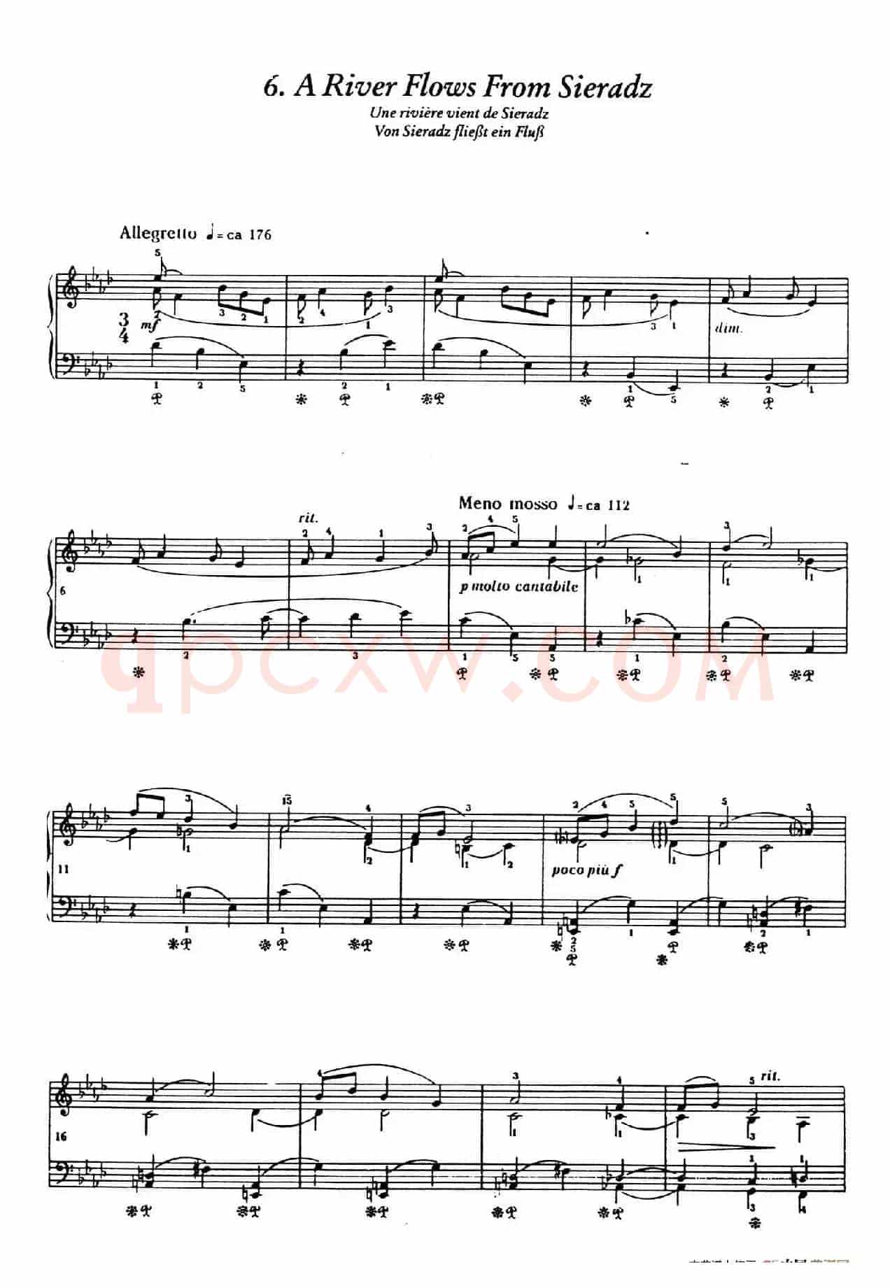 12 Folk Melodies(十二首民间曲调·6)