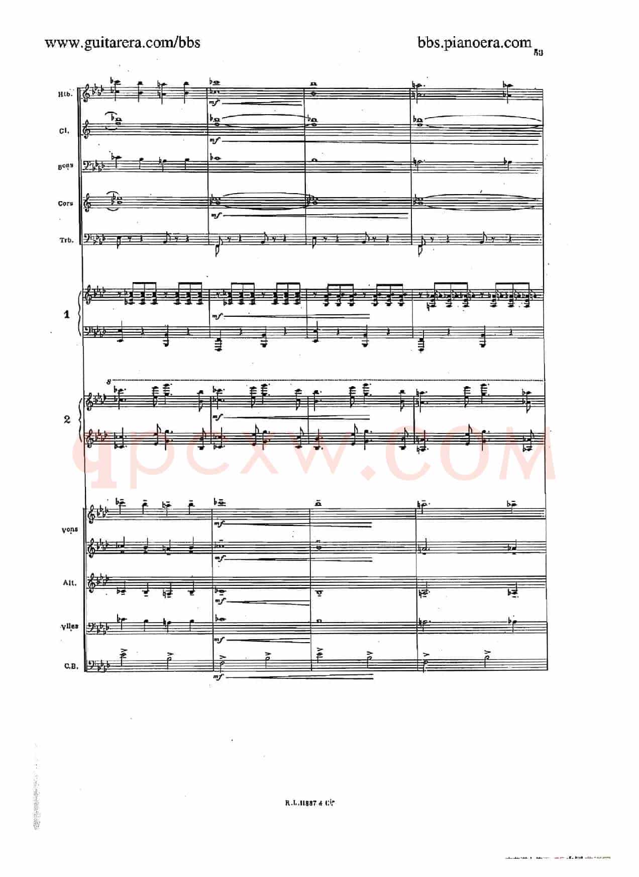 Concerto for 2 Pianos in d Minor(d小调双钢琴协奏曲·总谱)