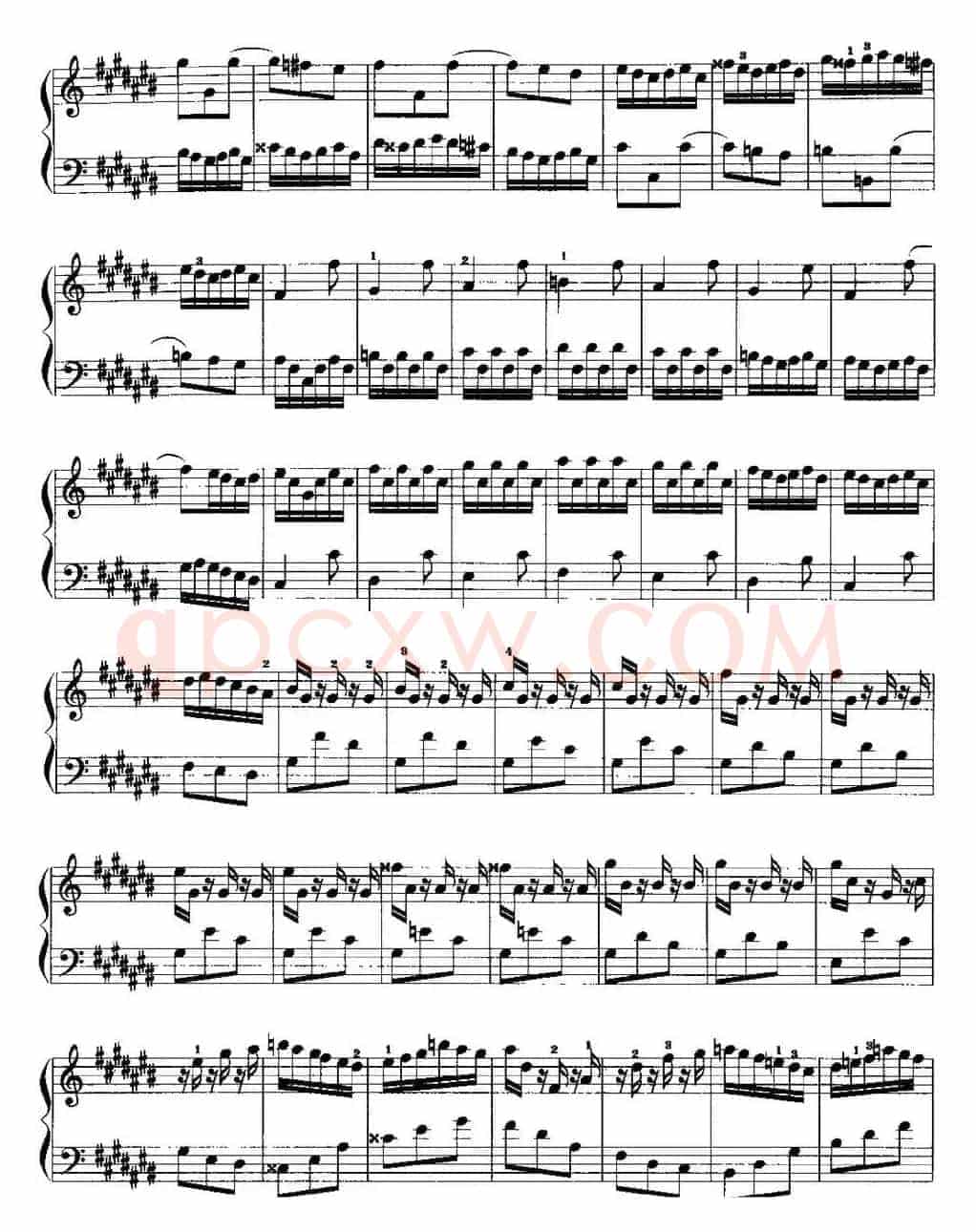 手风琴复调作品：升C大调前奏曲与赋格