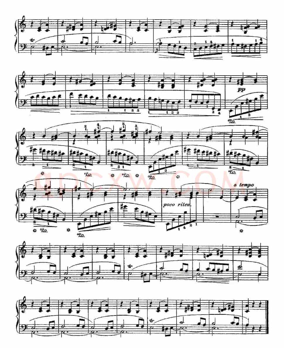 valse brillante，Op.34, No.2