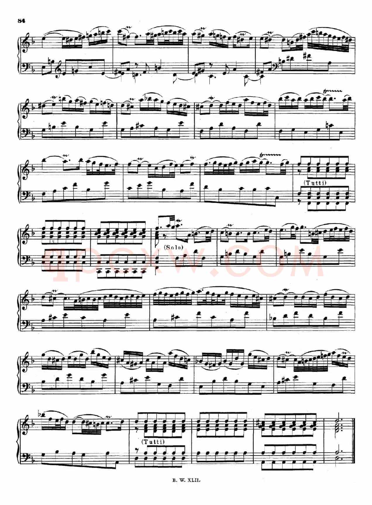 16 Concertos BWV 972-987(十六首为独奏古钢琴而作的协奏曲)(P21——30)