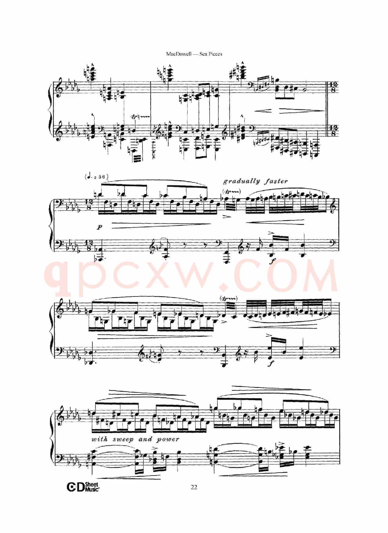海景 Sea Pieces Op.55(No.8)