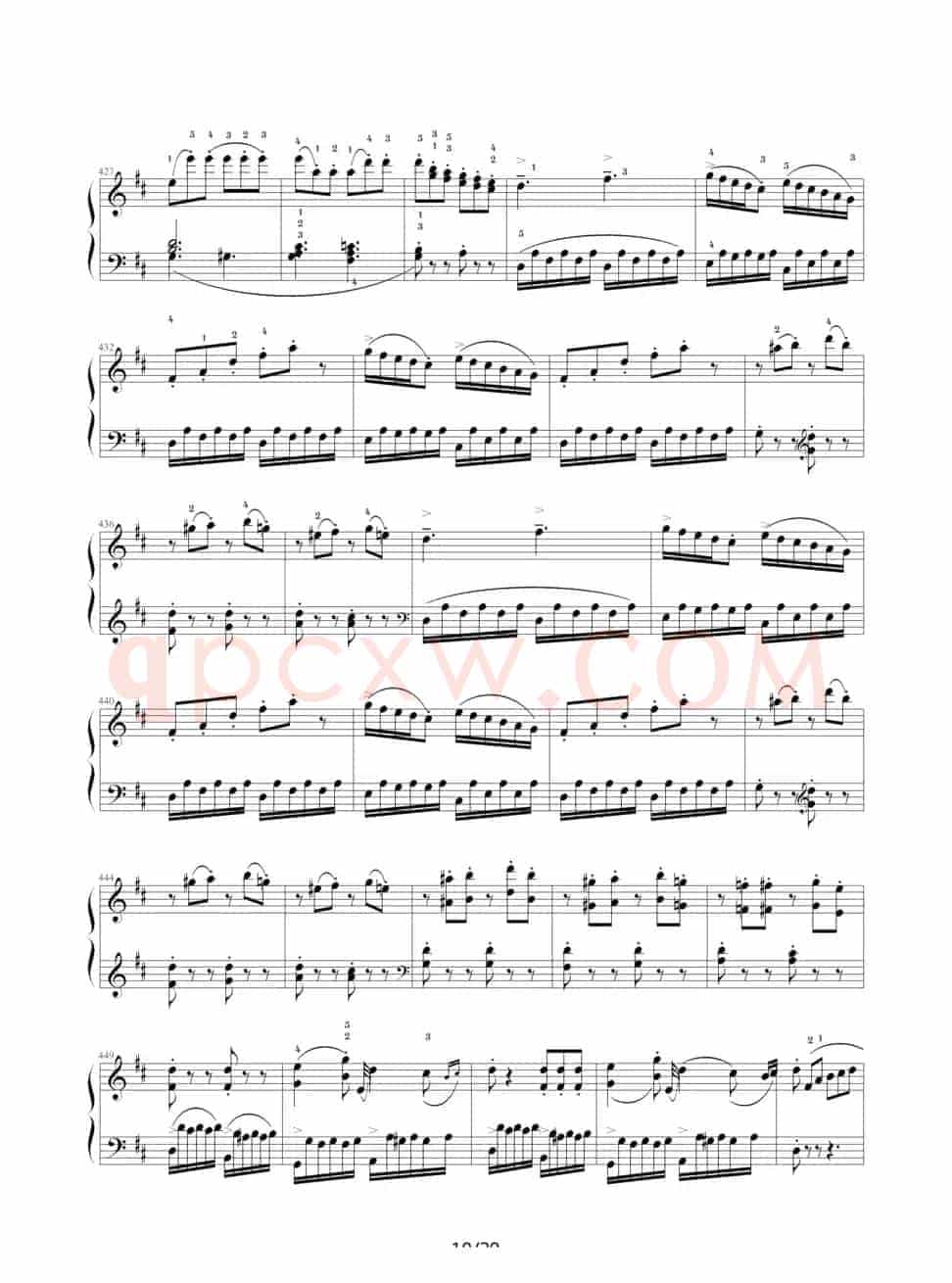 D大调奏鸣曲K.311（完整版）