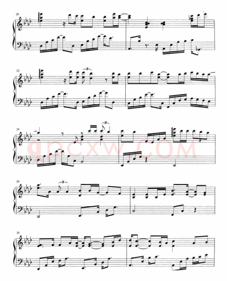 流行歌曲改编的钢琴曲：彩虹弯弯
