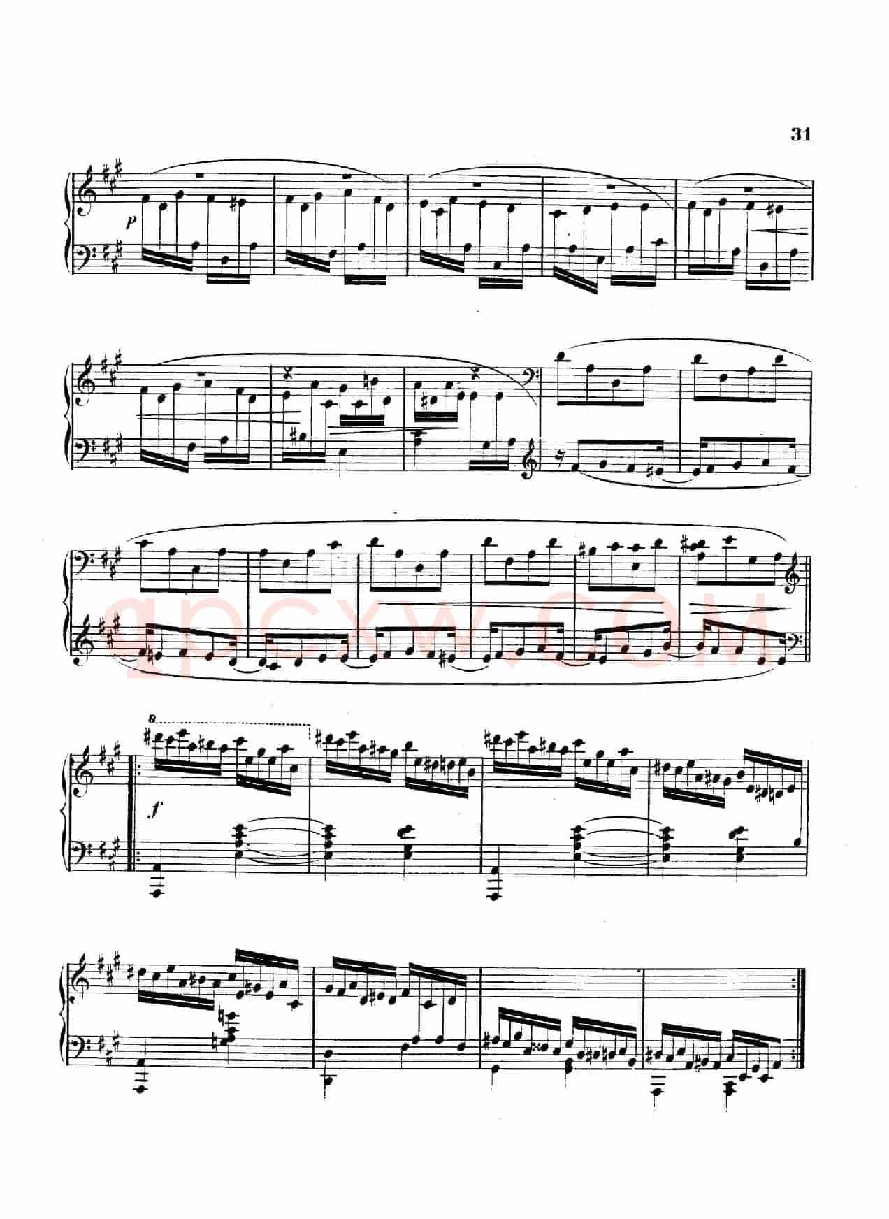 Variations on Yankee Doodle from Miscellenies Op.93(扬基嘟得主题变奏曲)