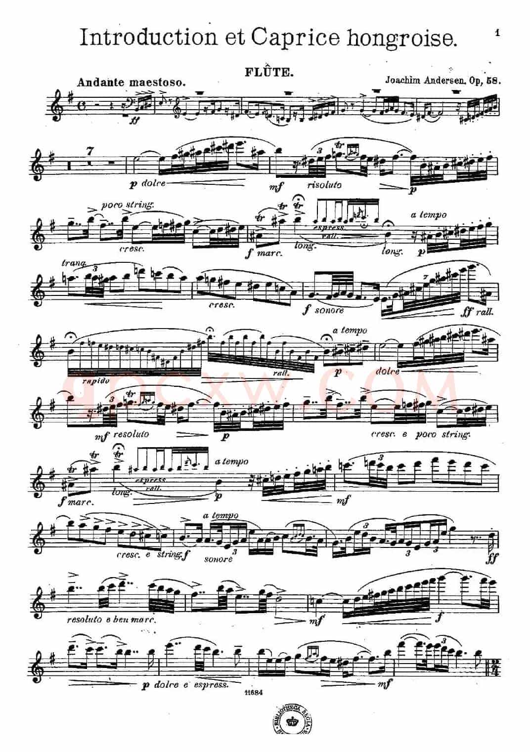 Introduction et Caprice（Op.58）