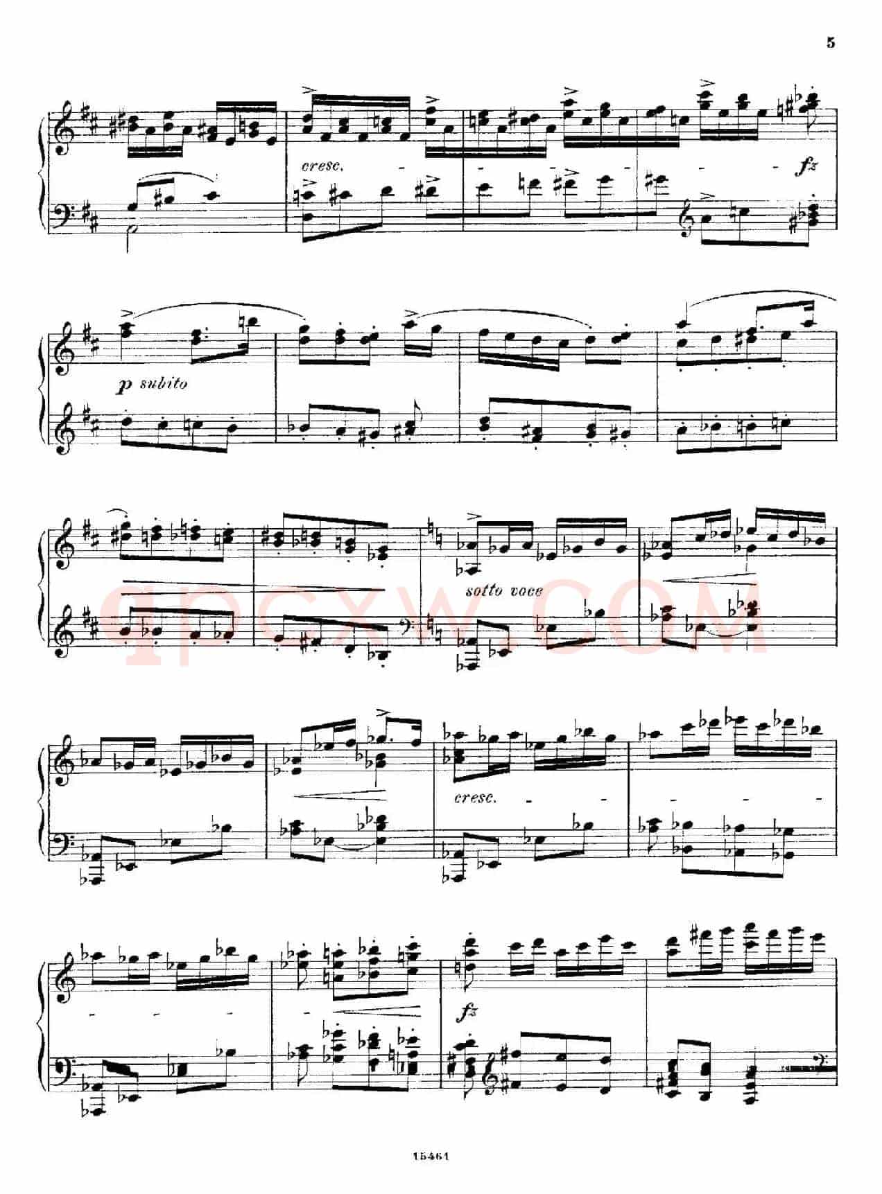 4 Sketches Op.35（4首素描·4）