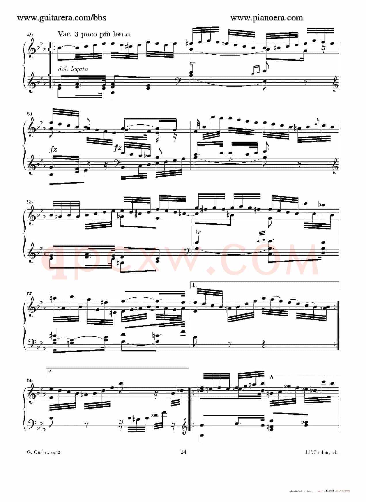 Grande Piano Sonata in c Minor Op.2（c小调华丽钢琴奏鸣曲·第三乐章）