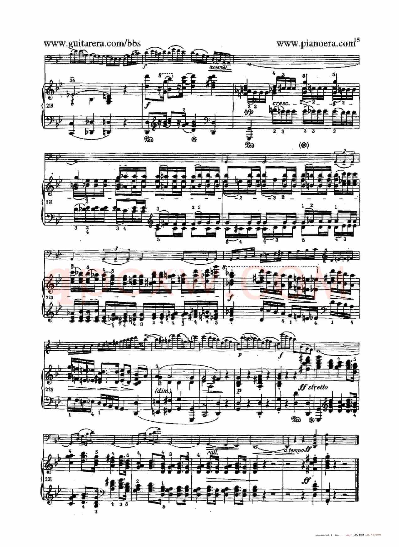 Sonata for Cello and Piano in g Minor Op.65(g小调大提琴奏鸣曲·大提琴+钢琴)