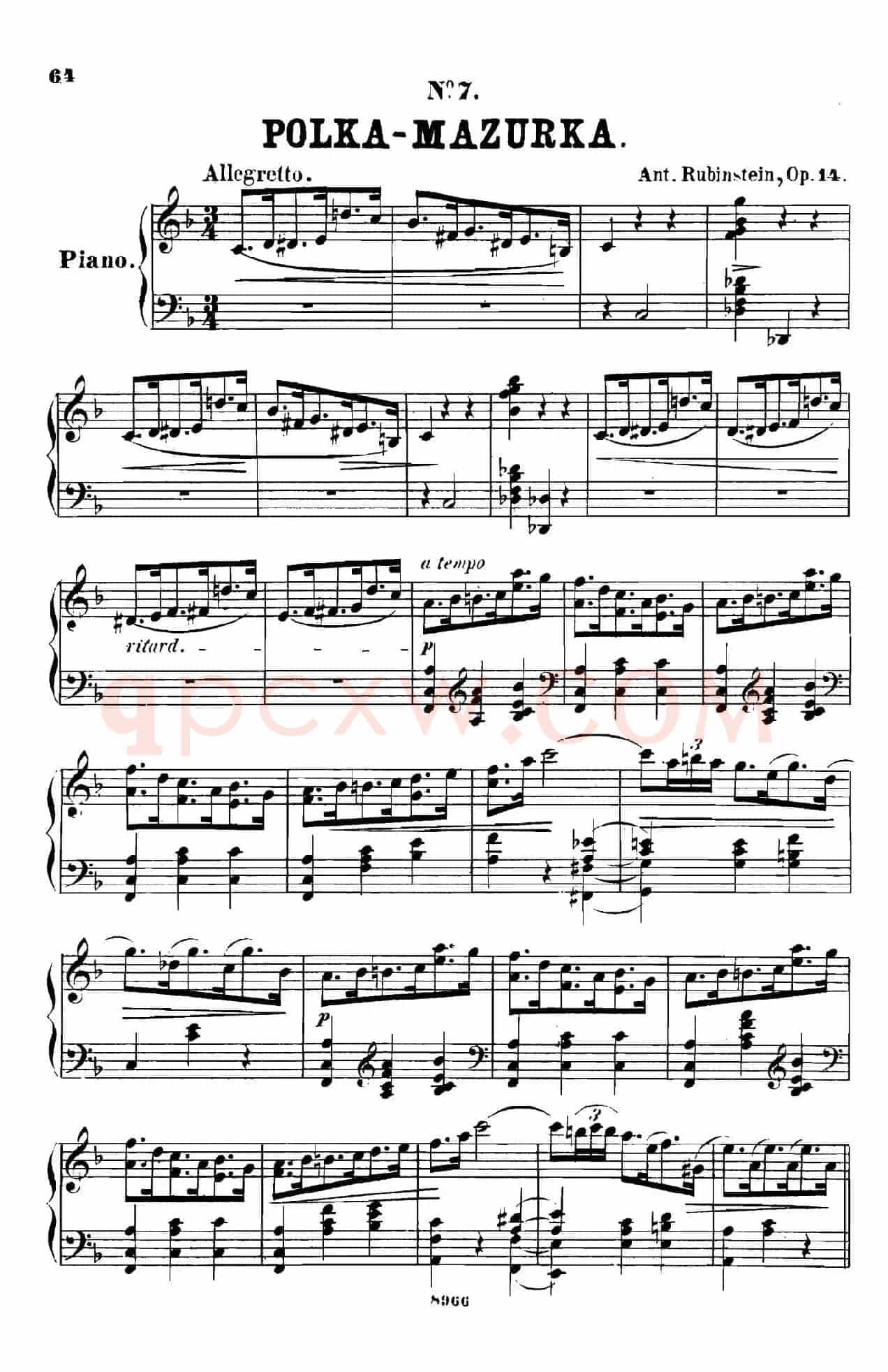舞会 Le Bal Op.14（No.7）