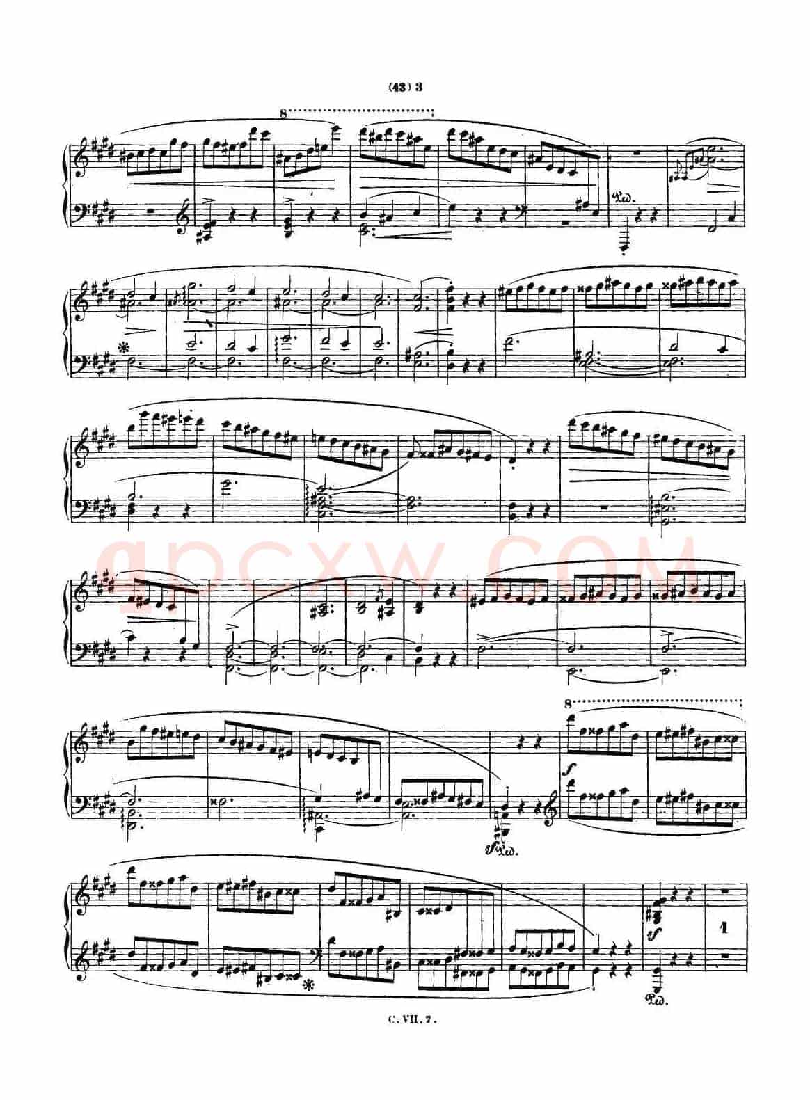 肖邦 钢琴谐谑曲 Chopin Scherzo(No.4 E大调,Op.54)