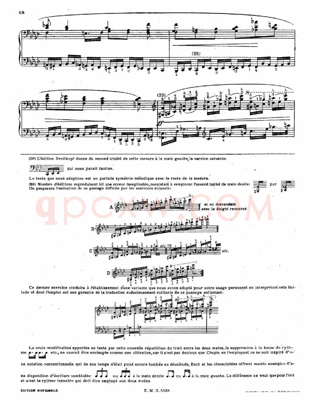 Ballade No.4 in f Minor Op.52（f小调第四叙事曲）